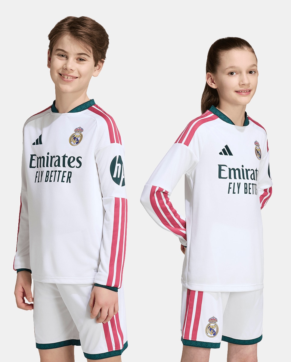 Imagem 0 de T-shirt de Criança 1.º Equipamento Real Madrid CF 2026-2027 LS