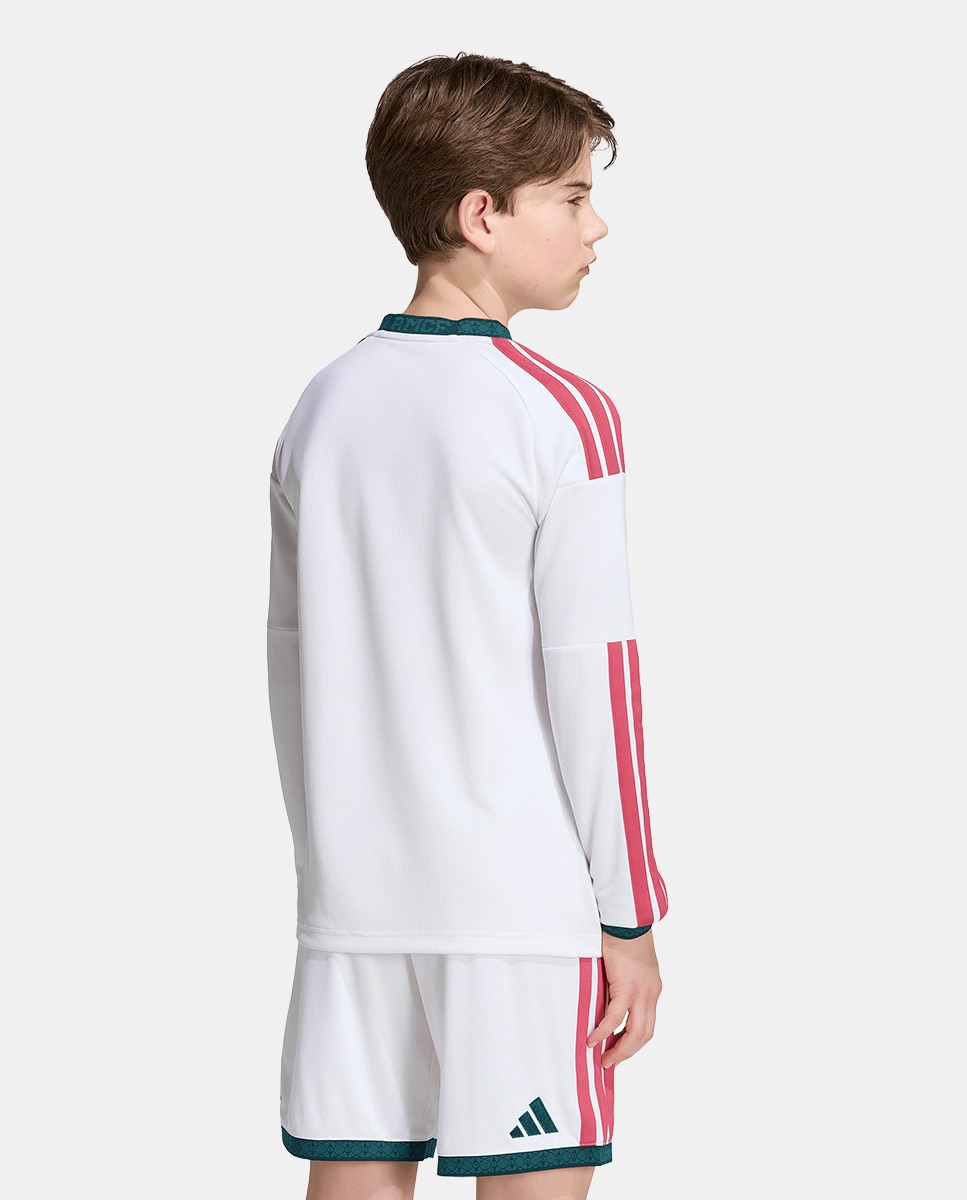 T-shirt de Criança 1.º Equipamento Real Madrid CF 2026-2027 LS Branco-4