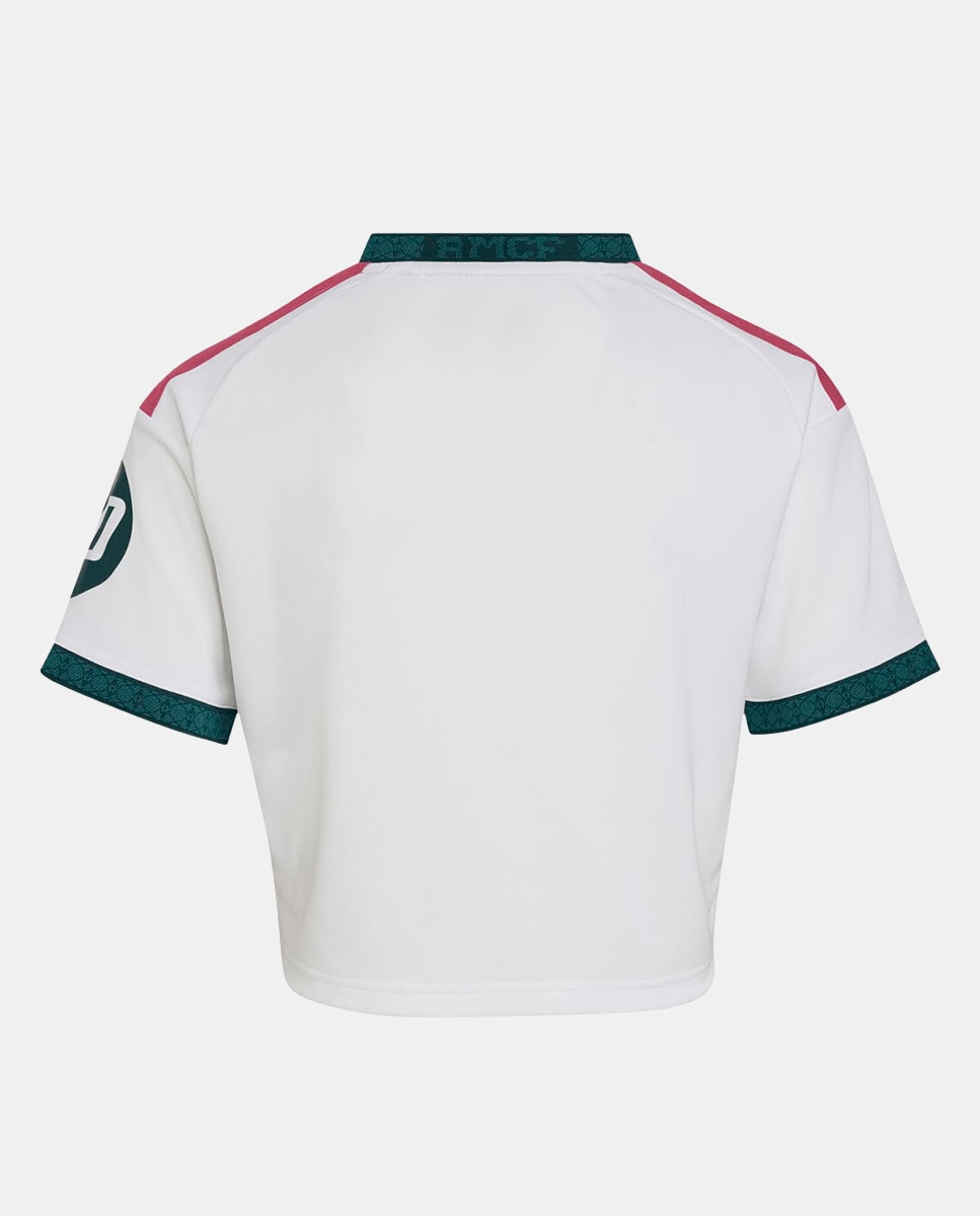 T-shirt de Mulher 1.º Equipamento Real Madrid CF 2026-2027 Crop Branco-7