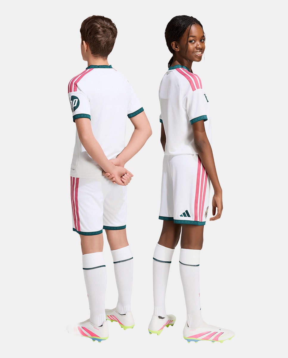 Calções de Criança 1.º Equipamento Real Madrid CF 2026-2027 Branco-4