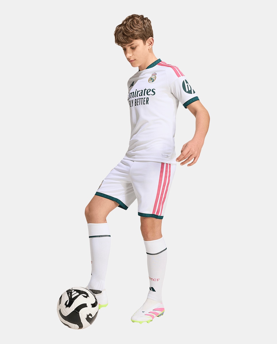 Calções de Criança 1.º Equipamento Real Madrid CF 2026-2027 Branco-6