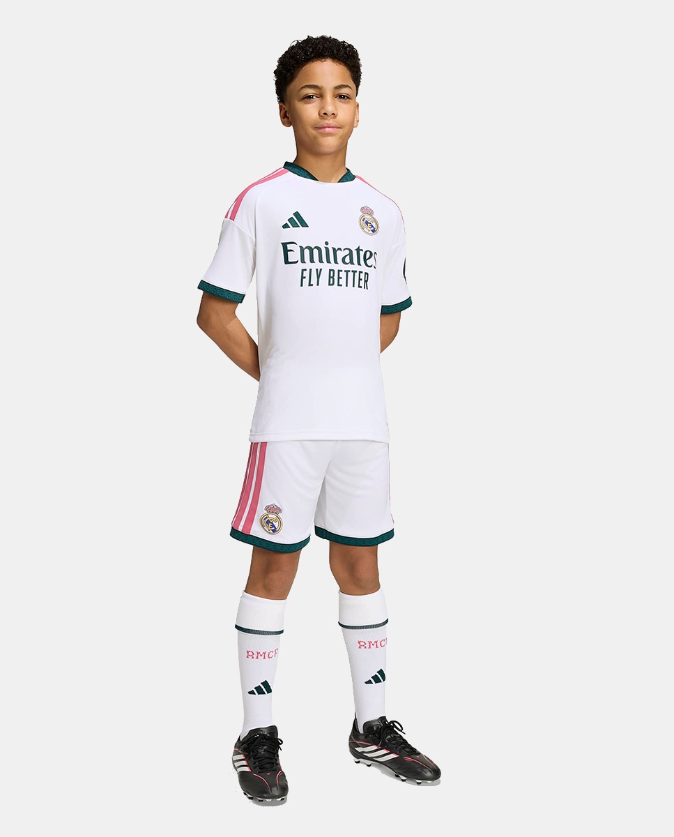 Conjunto de Criança 1.º Equipamento Real Madrid CF 2026-2027 Branco-3