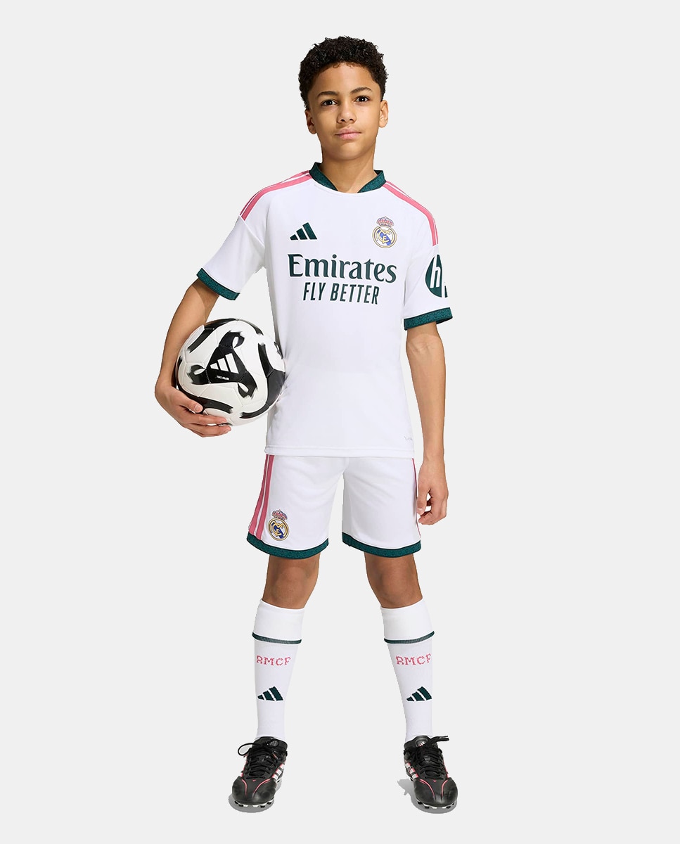 Conjunto de Criança 1.º Equipamento Real Madrid CF 2026-2027 Branco-7