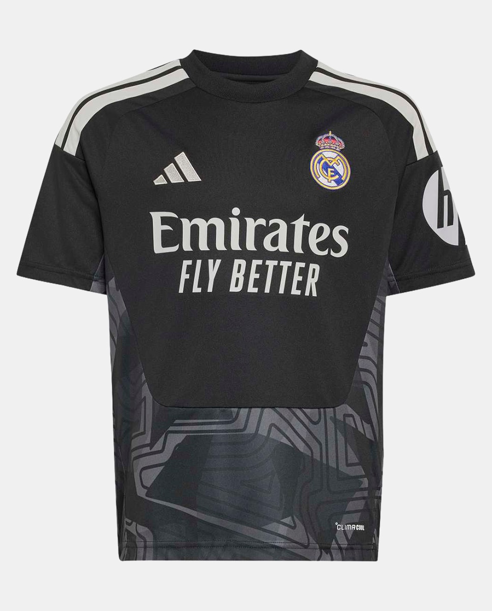 T-shirt de Guarda-Redes de Criança 1.º Equipamento Real Madrid CF 2026/2027 Preto-7