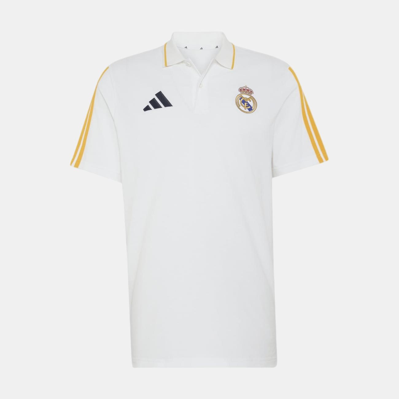 Polo de Homem Real Madrid CF 2026-2027 DNA Branco-2