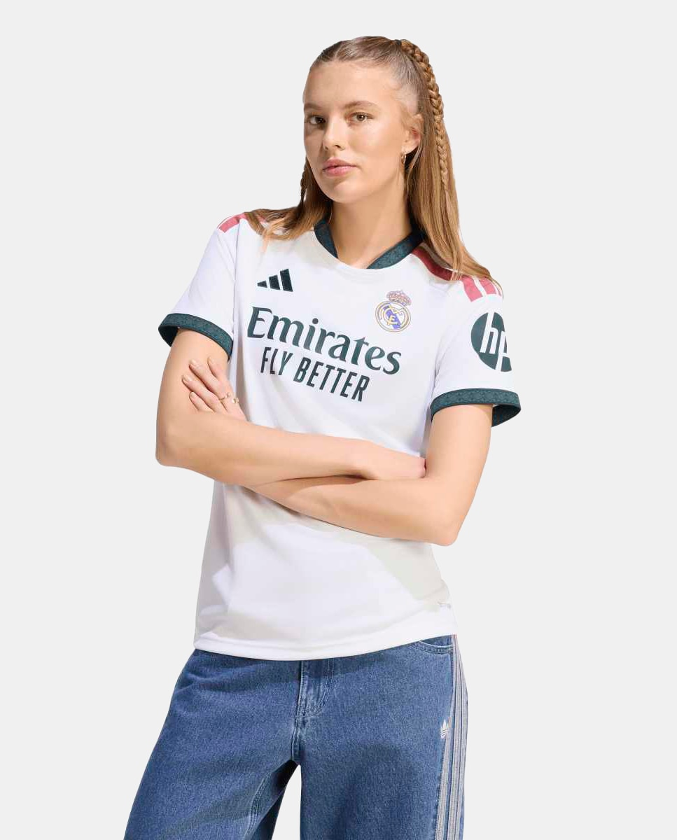 T-shirt de Mulher 1.º Equipamento Real Madrid CF 2026-2027 Branco-1