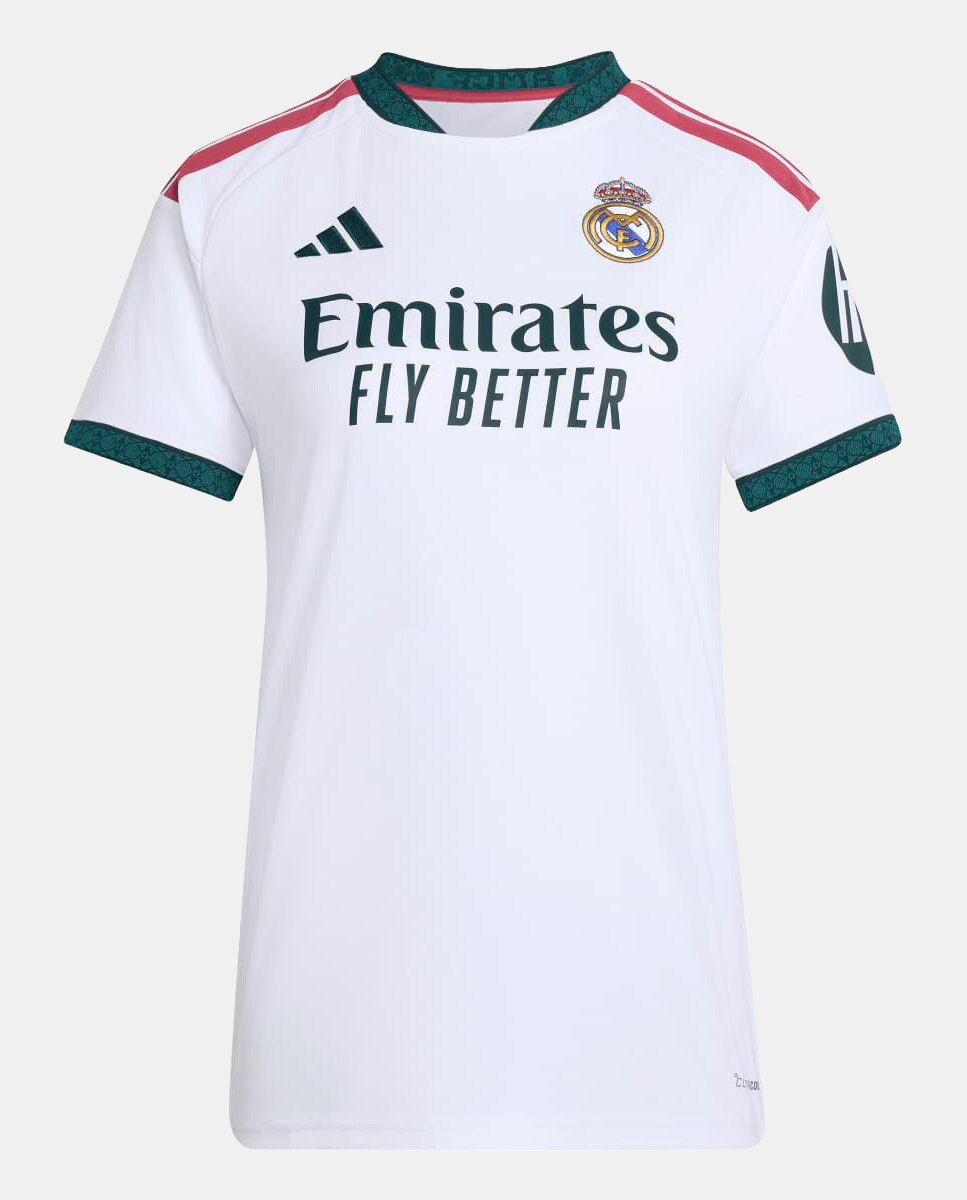 T-shirt de Mulher 1.º Equipamento Real Madrid CF 2026-2027 Branco-6