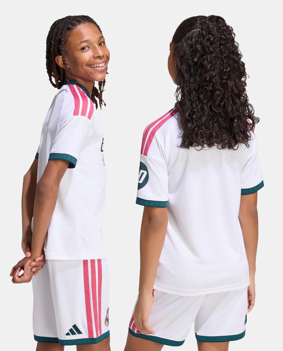 T-shirt de Criança 1.º Equipamento Real Madrid CF 2026-2027 Branco-2