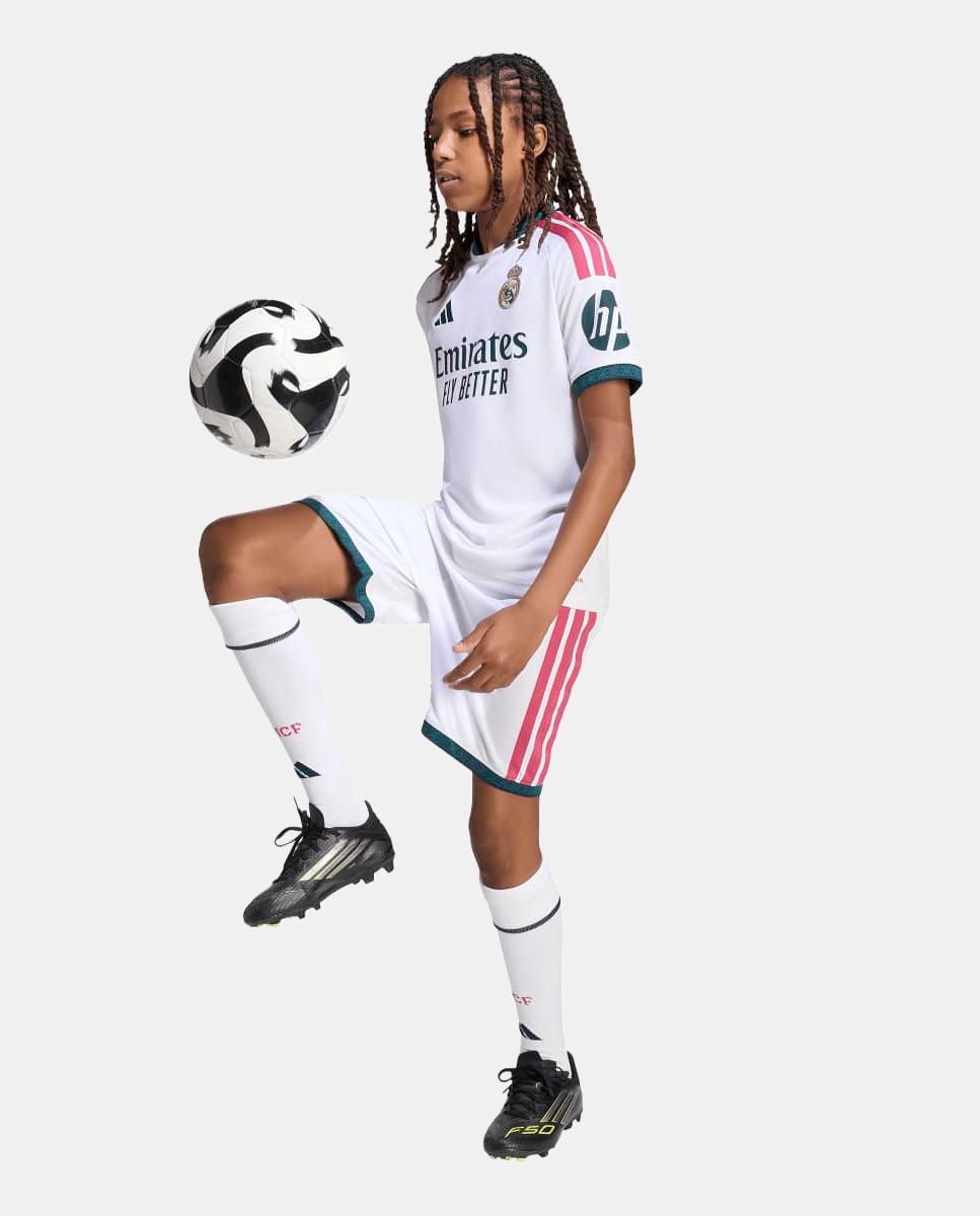 T-shirt de Criança 1.º Equipamento Real Madrid CF 2026-2027 Branco-5