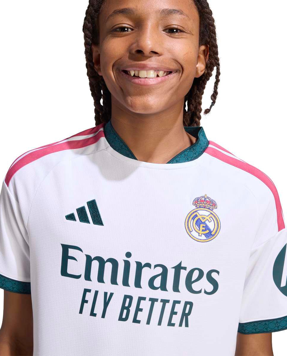 T-shirt de Criança 1.º Equipamento Real Madrid CF 2026-2027 Branco-6