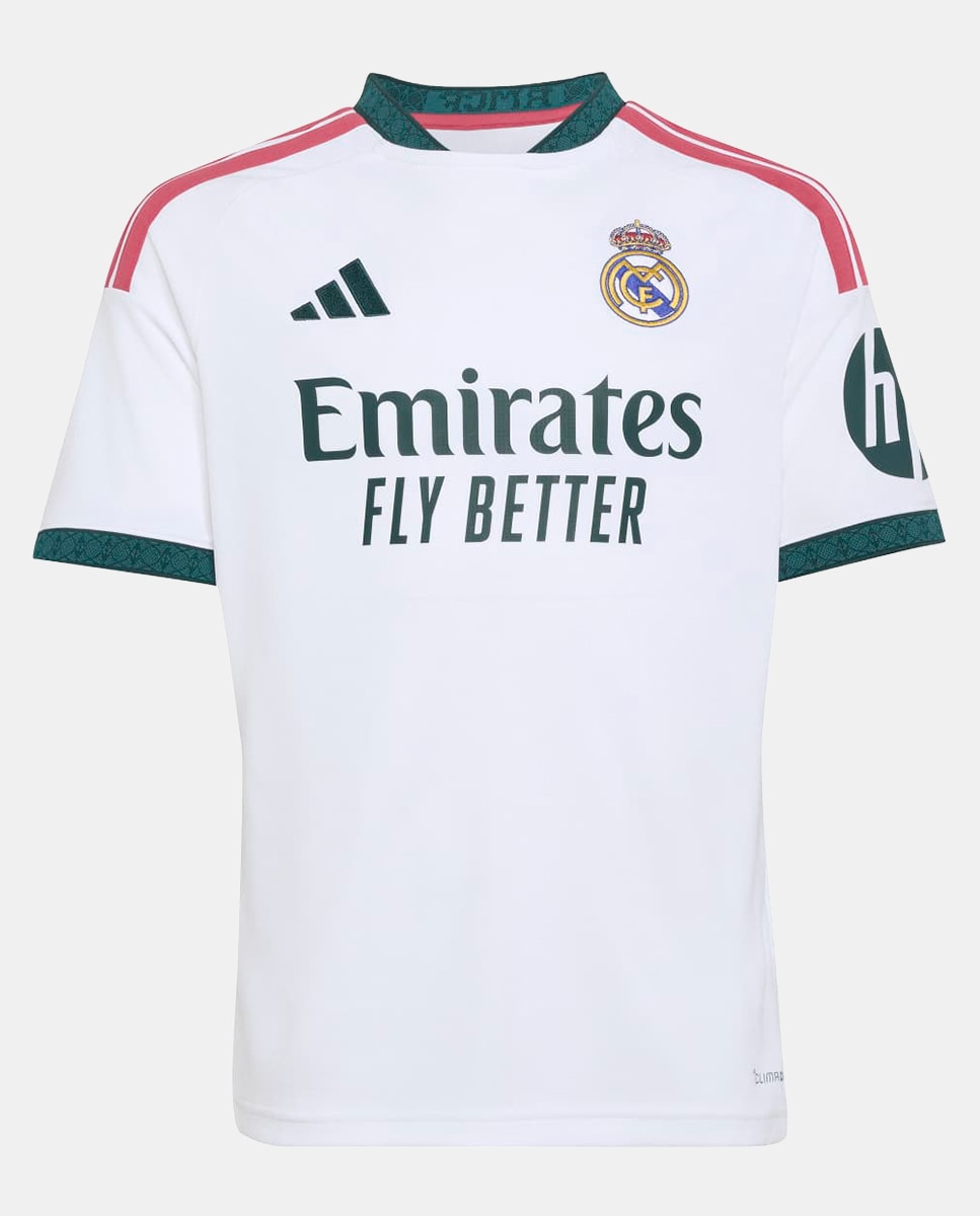 T-shirt de Criança 1.º Equipamento Real Madrid CF 2026-2027 Branco-8