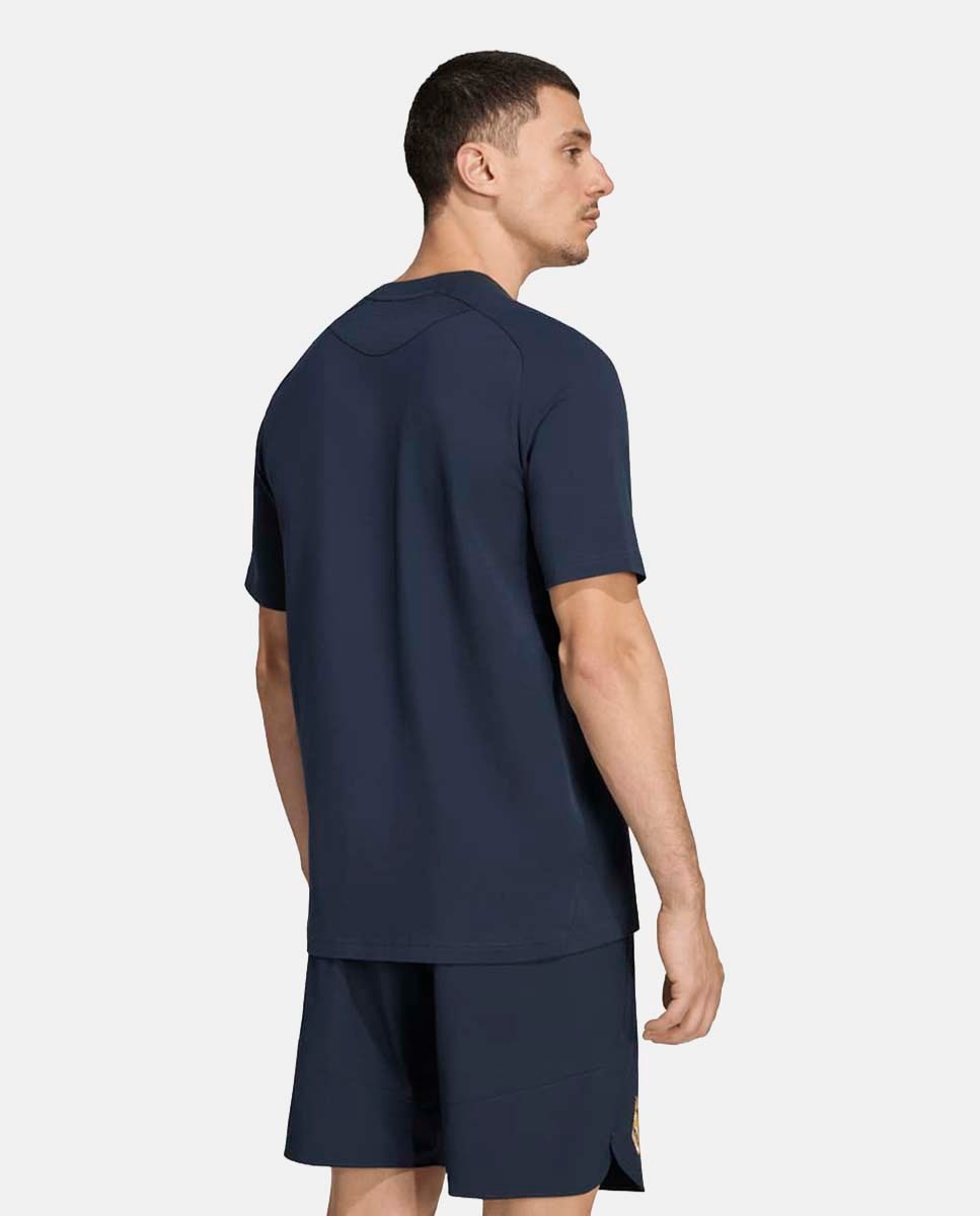 T-shirt de Homem Travel Real Madrid CF 2026-2027 Azul-marinho-2