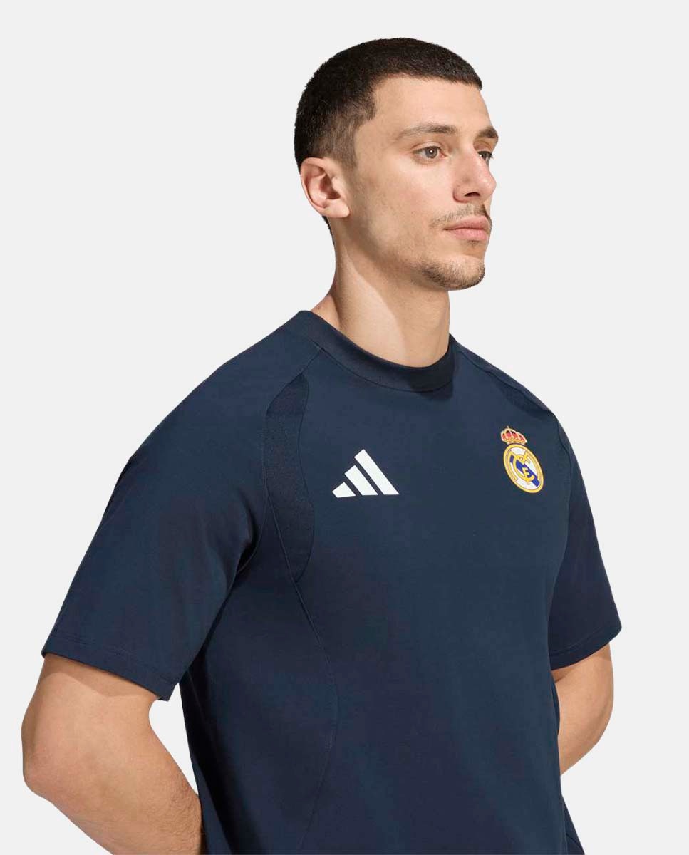 T-shirt de Homem Travel Real Madrid CF 2026-2027 Azul-marinho-4