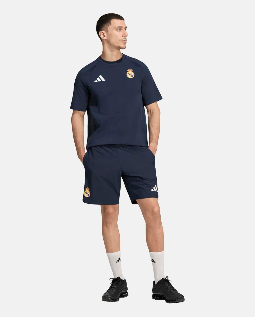T-shirt de Homem Travel Real Madrid CF 2026-2027 Azul-marinho-6