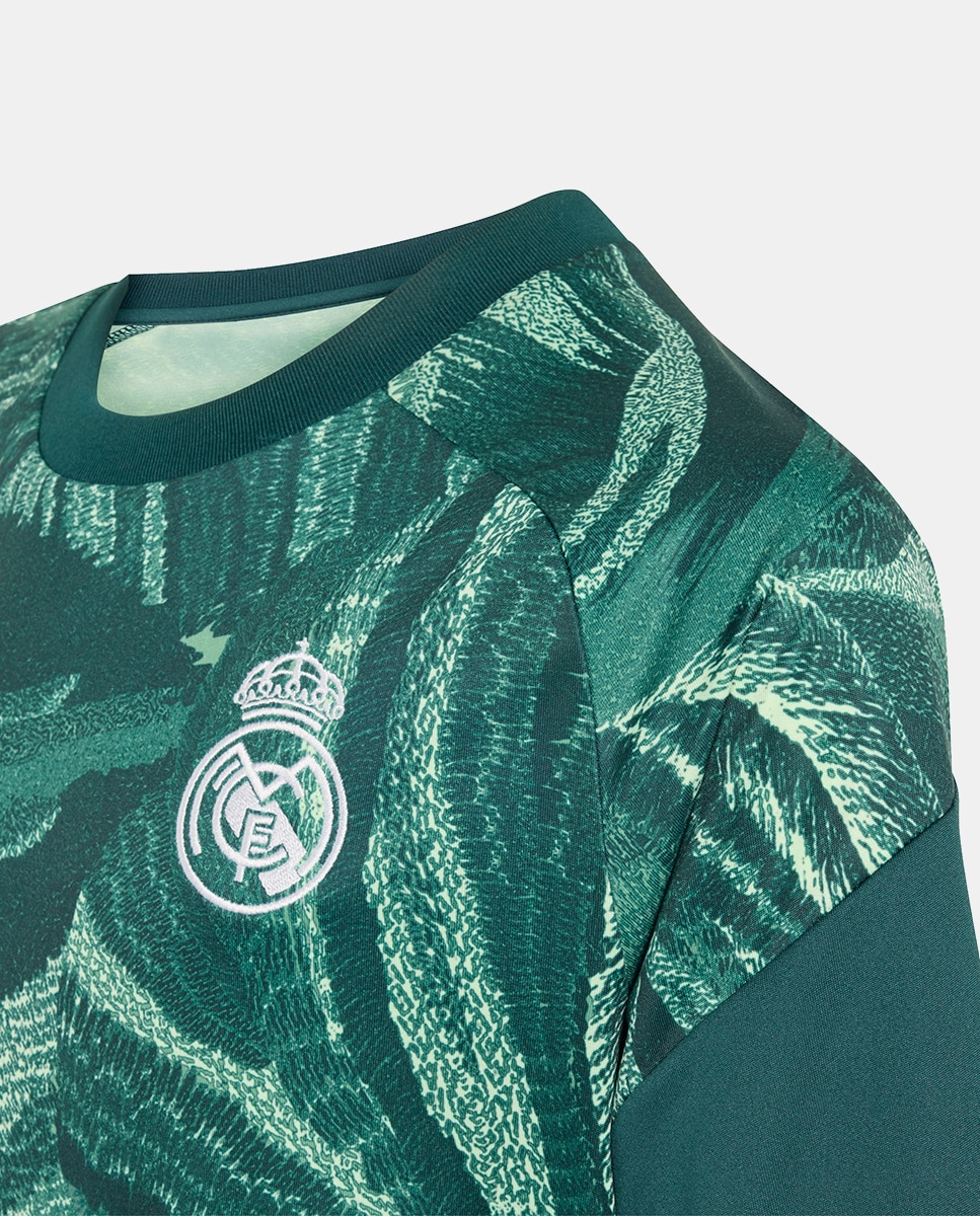 T-shirt de Menino Prematch Real Madrid 2026/2027 Verde-3