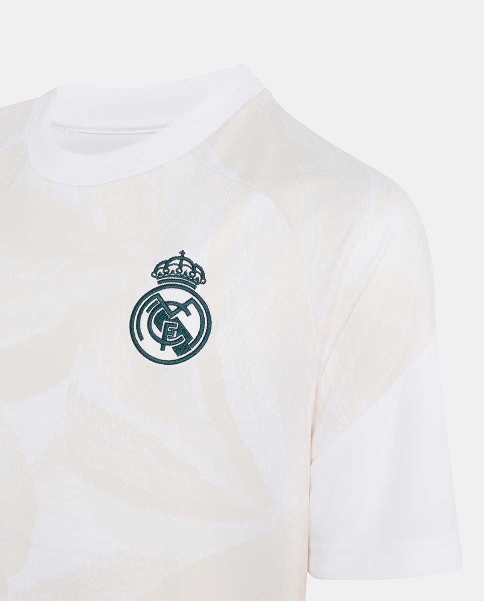 T-shirt de Menino Prematch Real Madrid 2026/2027 Branco-3
