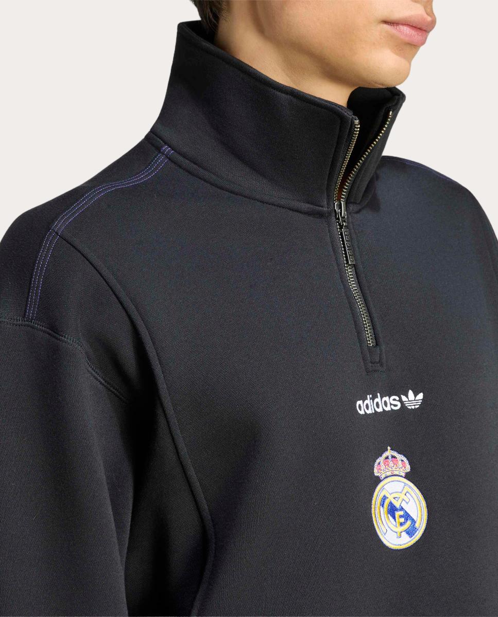 Sweatshirt de Homem Eqt Real Madrid Cf Preto-4