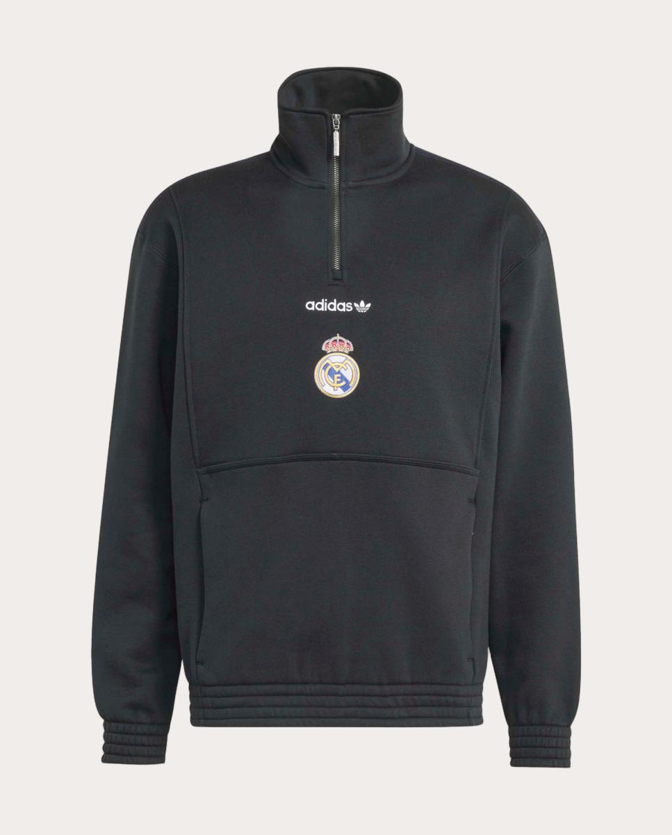 Sweatshirt de Homem Eqt Real Madrid Cf Preto-6