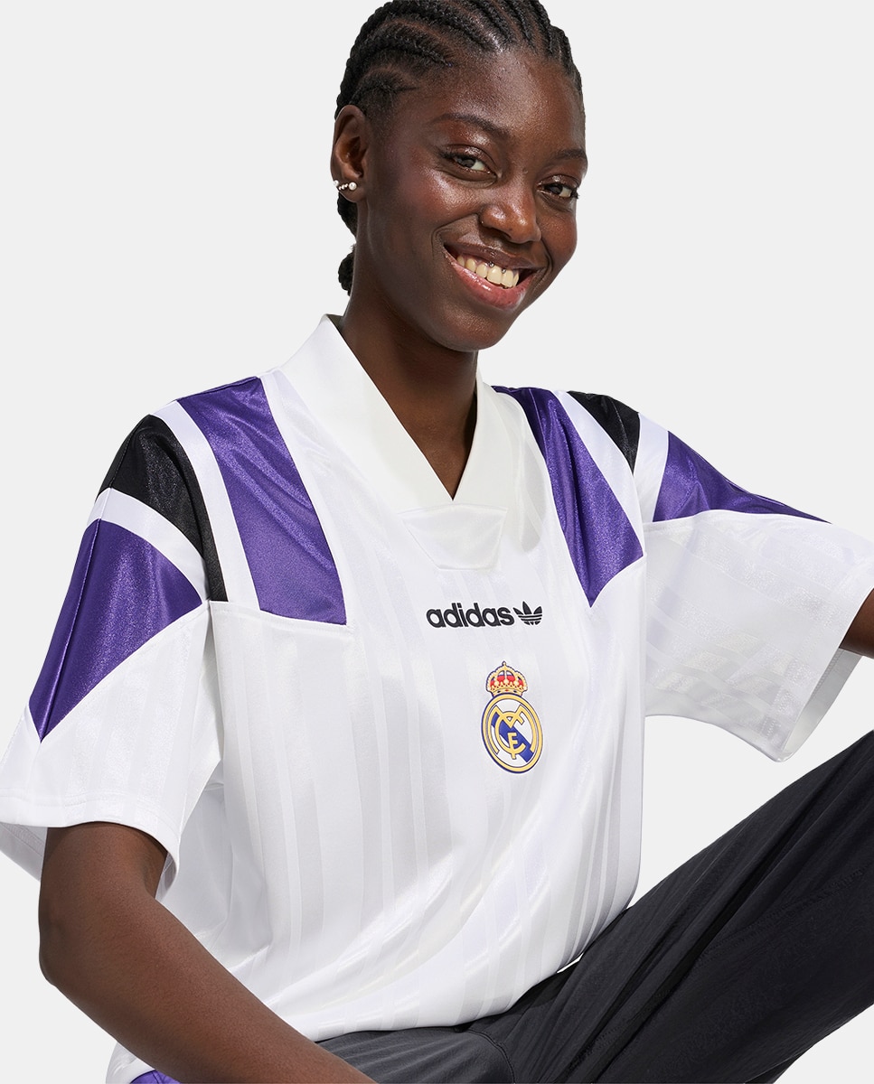 T-shirt de Homem Eqt Real Madrid Cf Branco-6