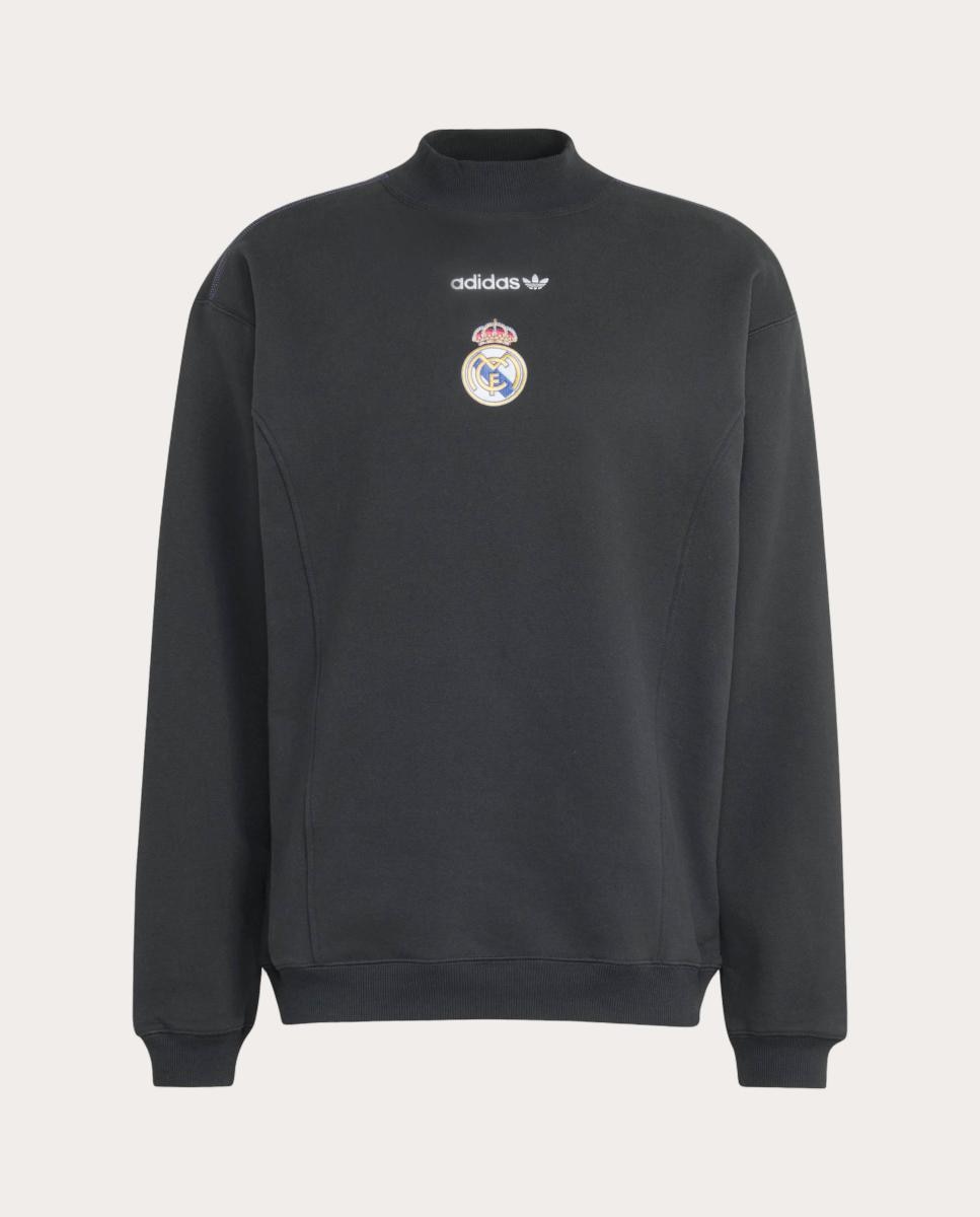 Sweatshirt de Homem Eqt Real Madrid Cf Preto-6
