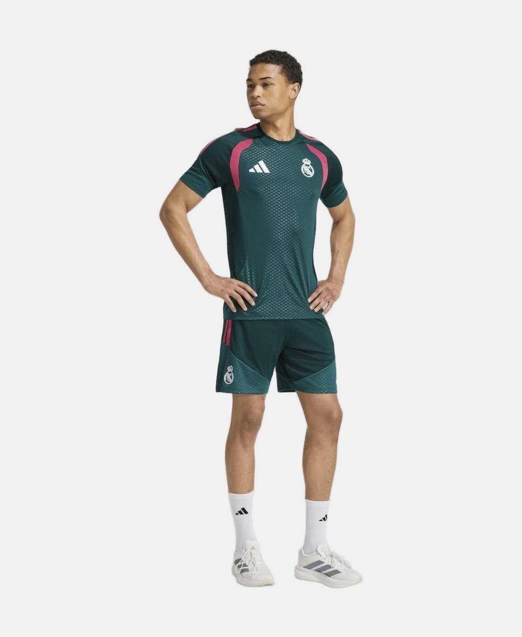 T-shirt de Homem Real Madrid CF 2026-2027 Treino Tiro26 Competition Verde-3