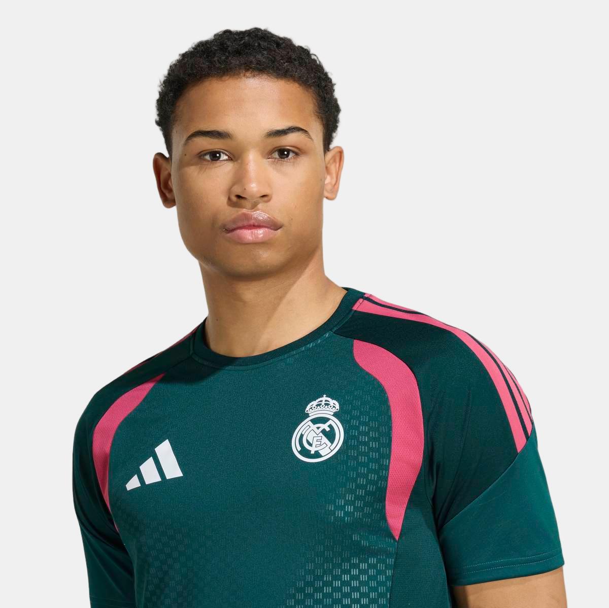 T-shirt de Homem Real Madrid CF 2026-2027 Treino Tiro26 Competition Verde-4