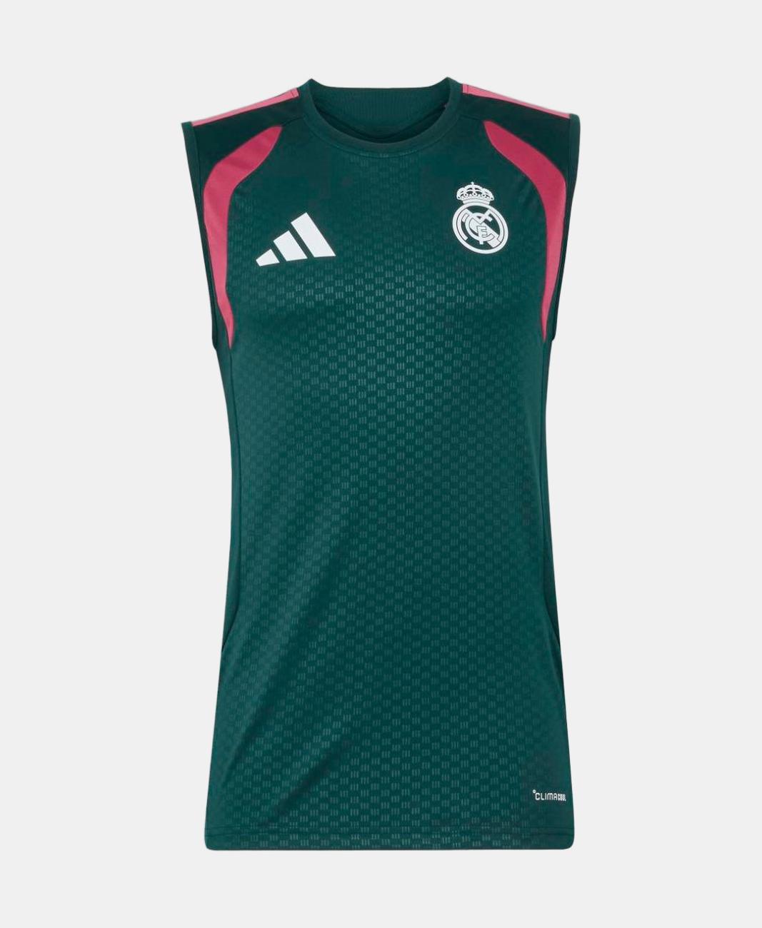 T-shirt de Treino de Homem sem Mangas Real Madrid 2026/2027 Verde-6