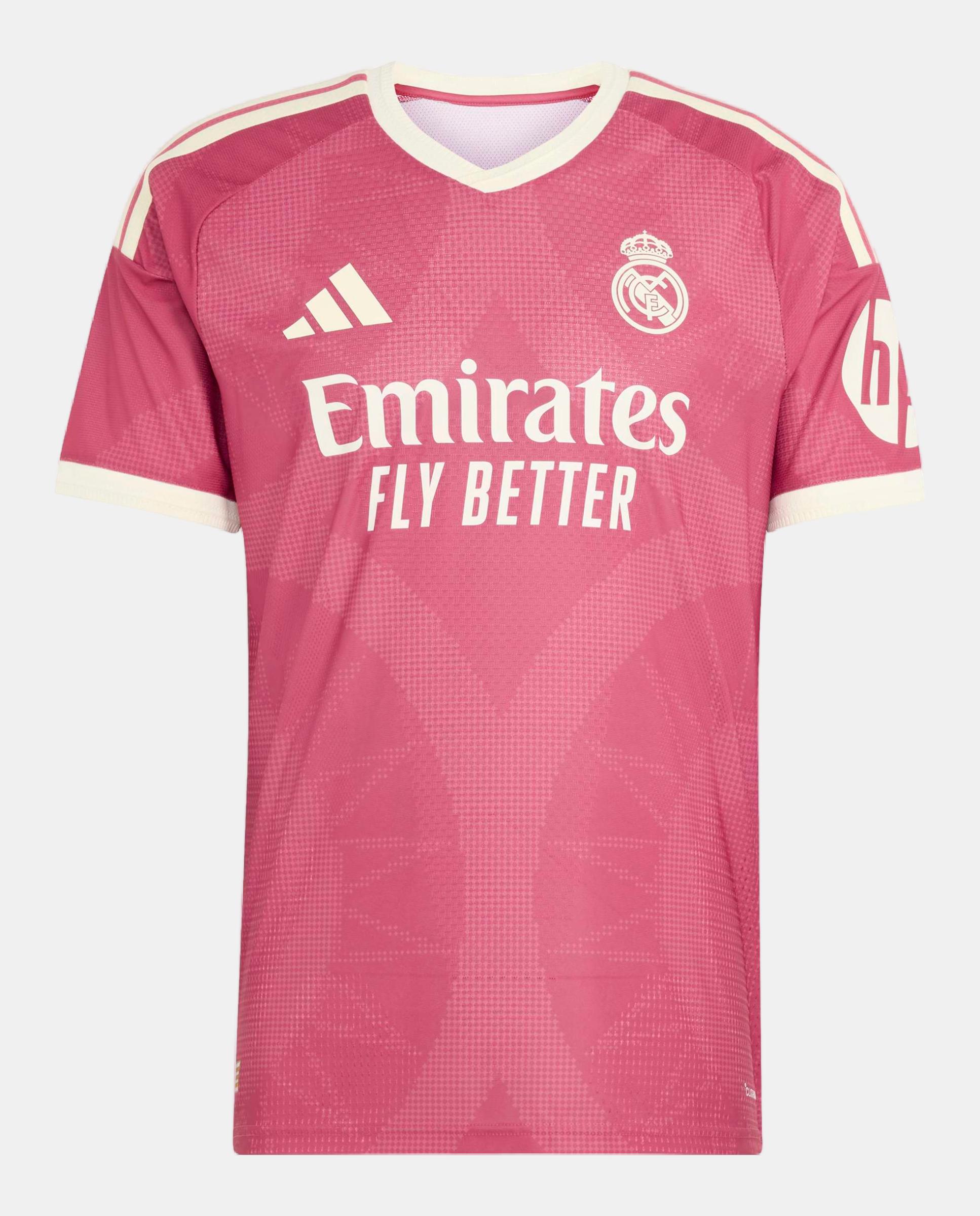 T-shirt de Homem 3.º Equipamento Real Madrid CF 2026-2027 Authentic Rosa-3