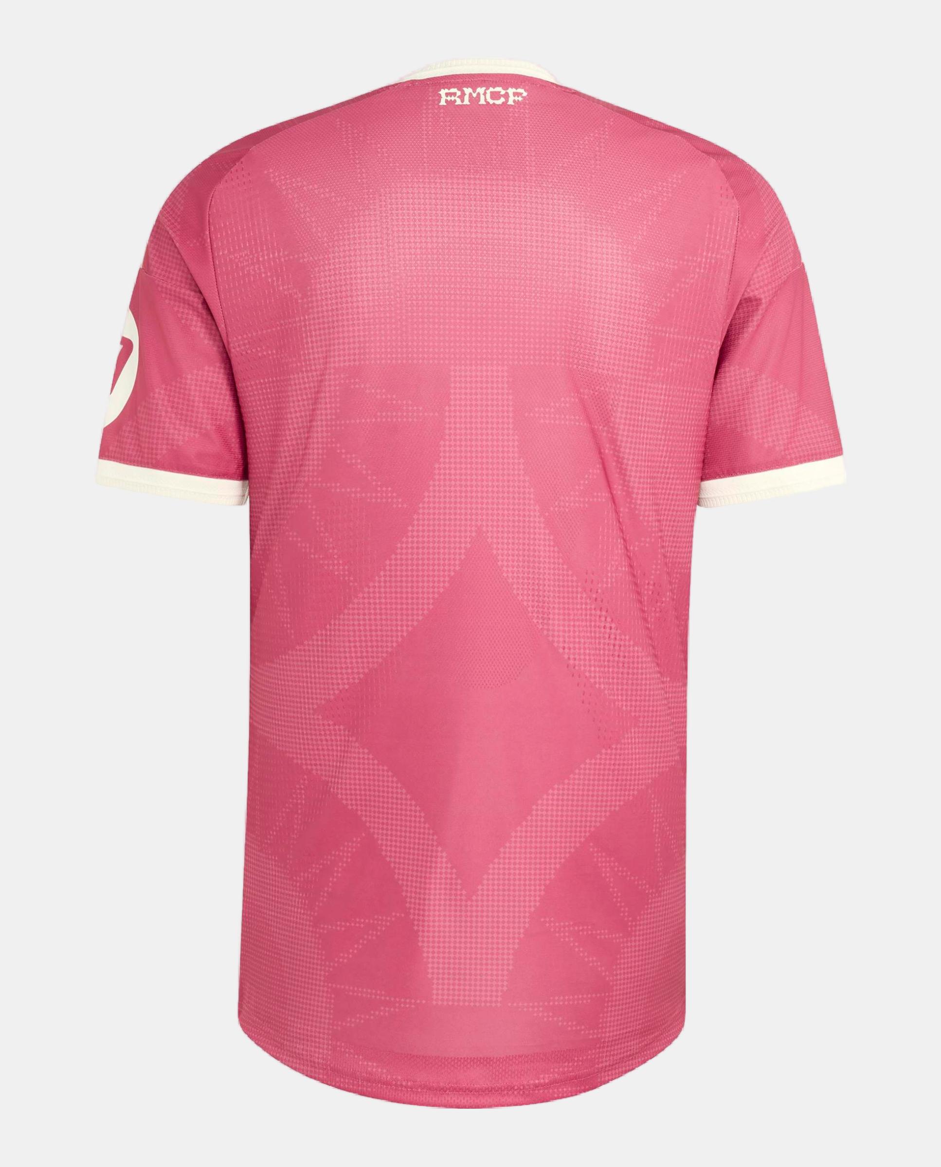 T-shirt de Homem 3.º Equipamento Real Madrid CF 2026-2027 Authentic Rosa-4