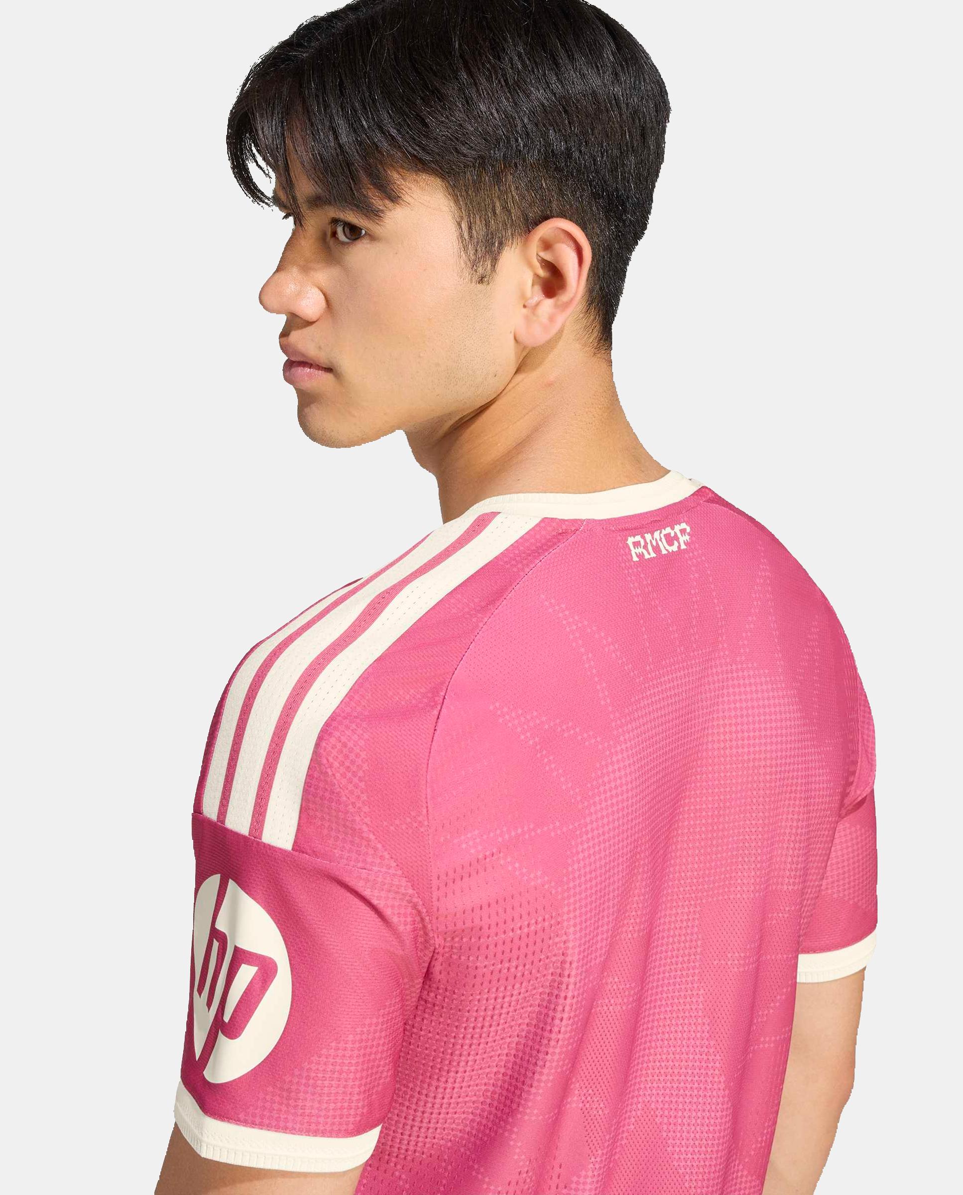 T-shirt de Homem 3.º Equipamento Real Madrid CF 2026-2027 Authentic Rosa-7