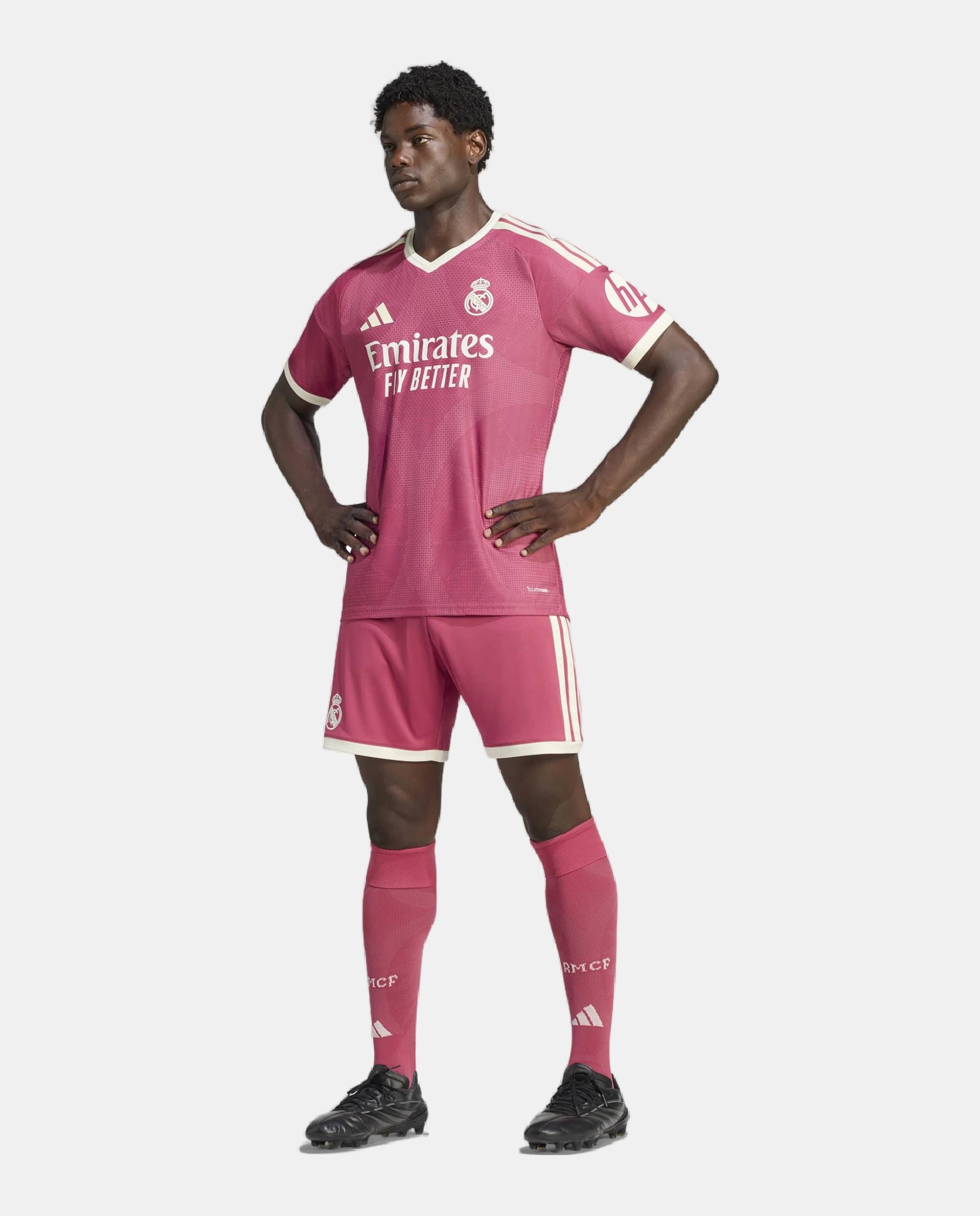 Calções de Homem 3.º Equipamento Real Madrid CF 2026-2027 Rosa-3