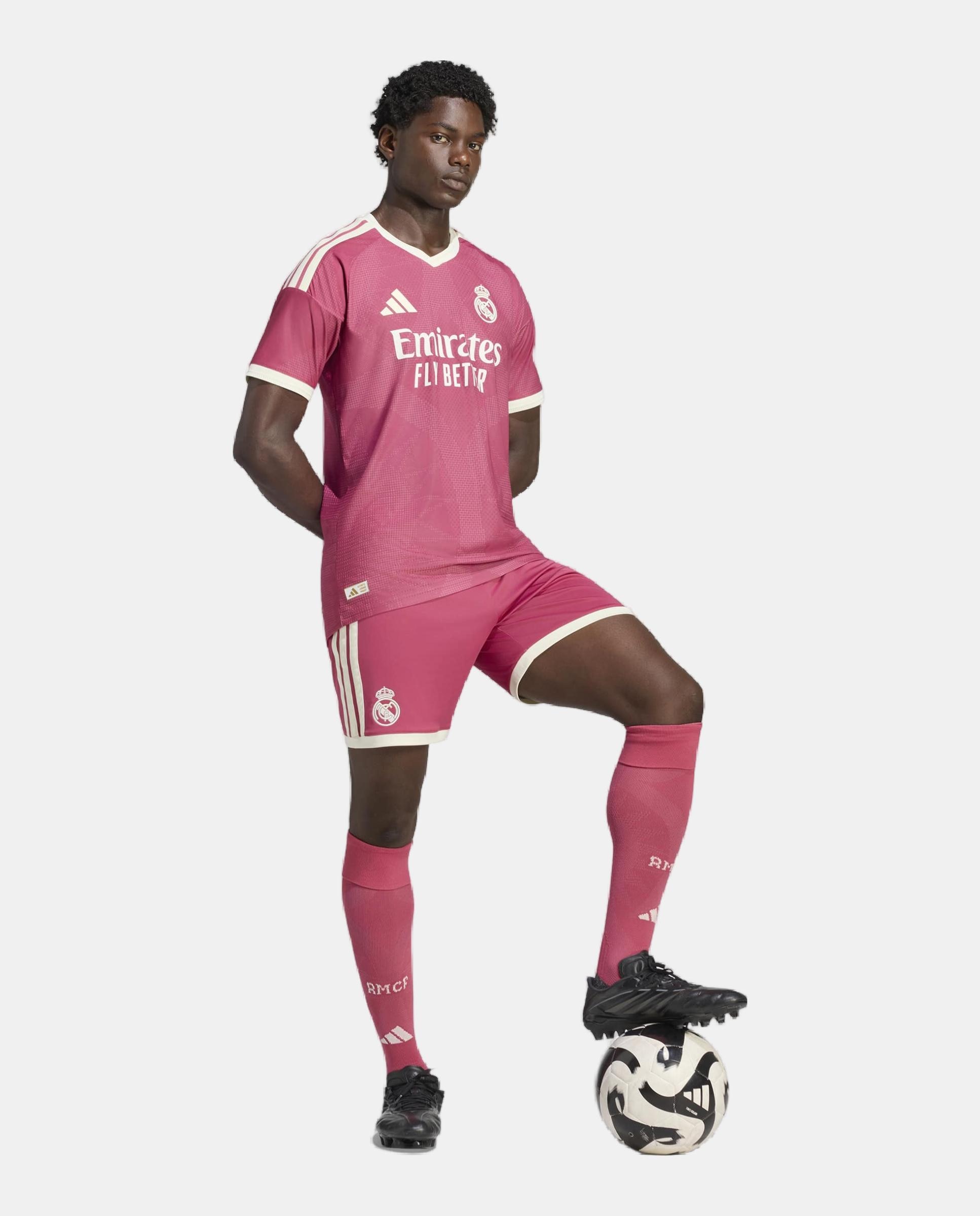 Calções de Homem 3.º Equipamento Real Madrid CF 2026-2027 Rosa-4