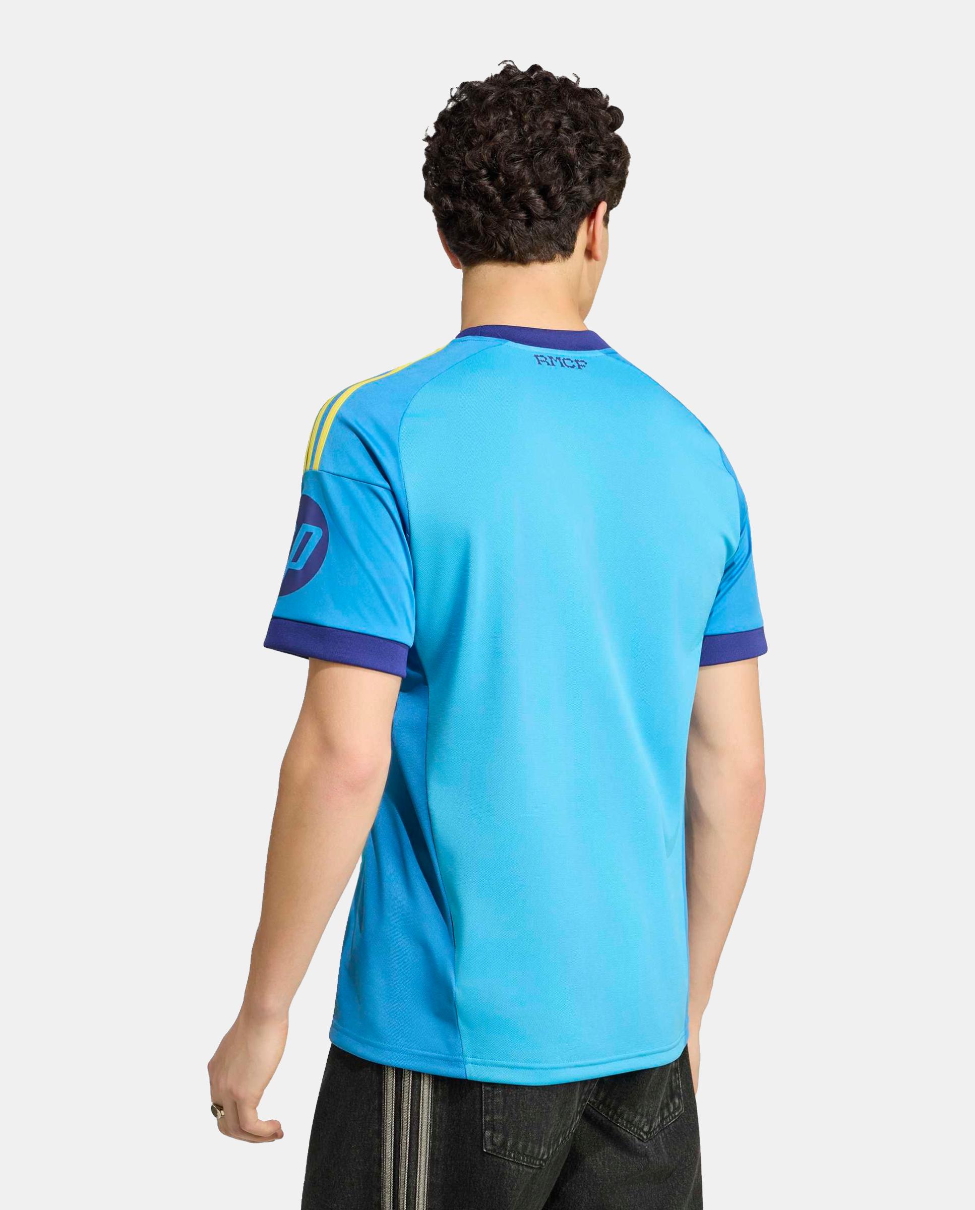T-Shirt de Homem 2º Equipamento Guarda-Redes Real Madrid Cf 2026-2027 Adidas Preto-2