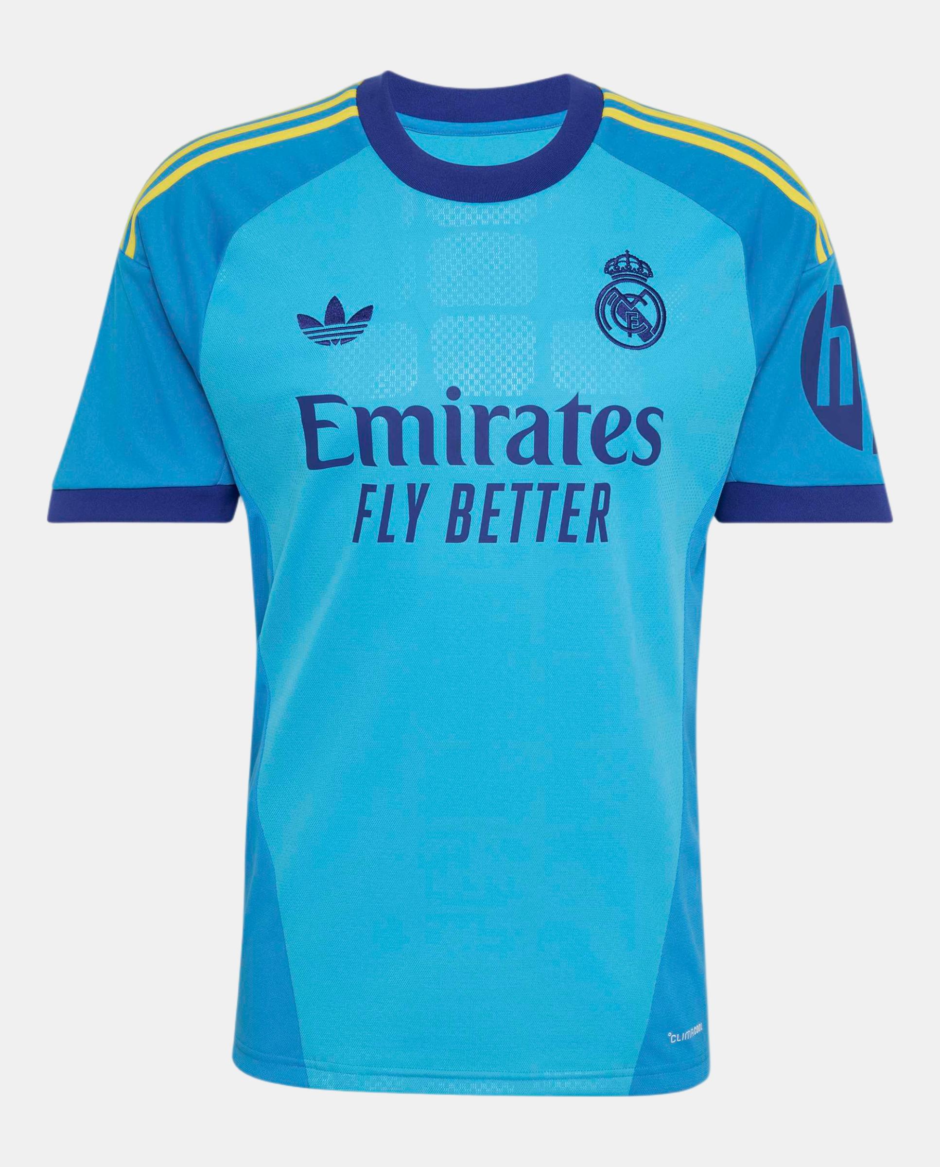 T-Shirt de Homem 2º Equipamento Guarda-Redes Real Madrid Cf 2026-2027 Adidas Preto-4