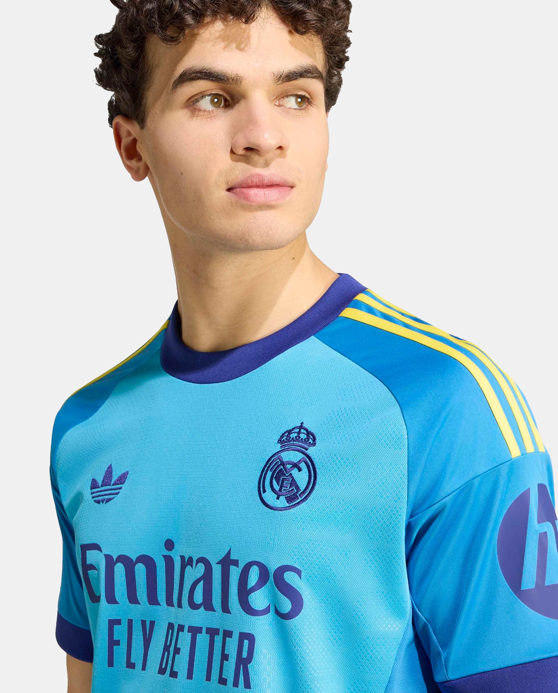 T-Shirt de Homem 2º Equipamento Guarda-Redes Real Madrid Cf 2026-2027 Adidas Preto-6