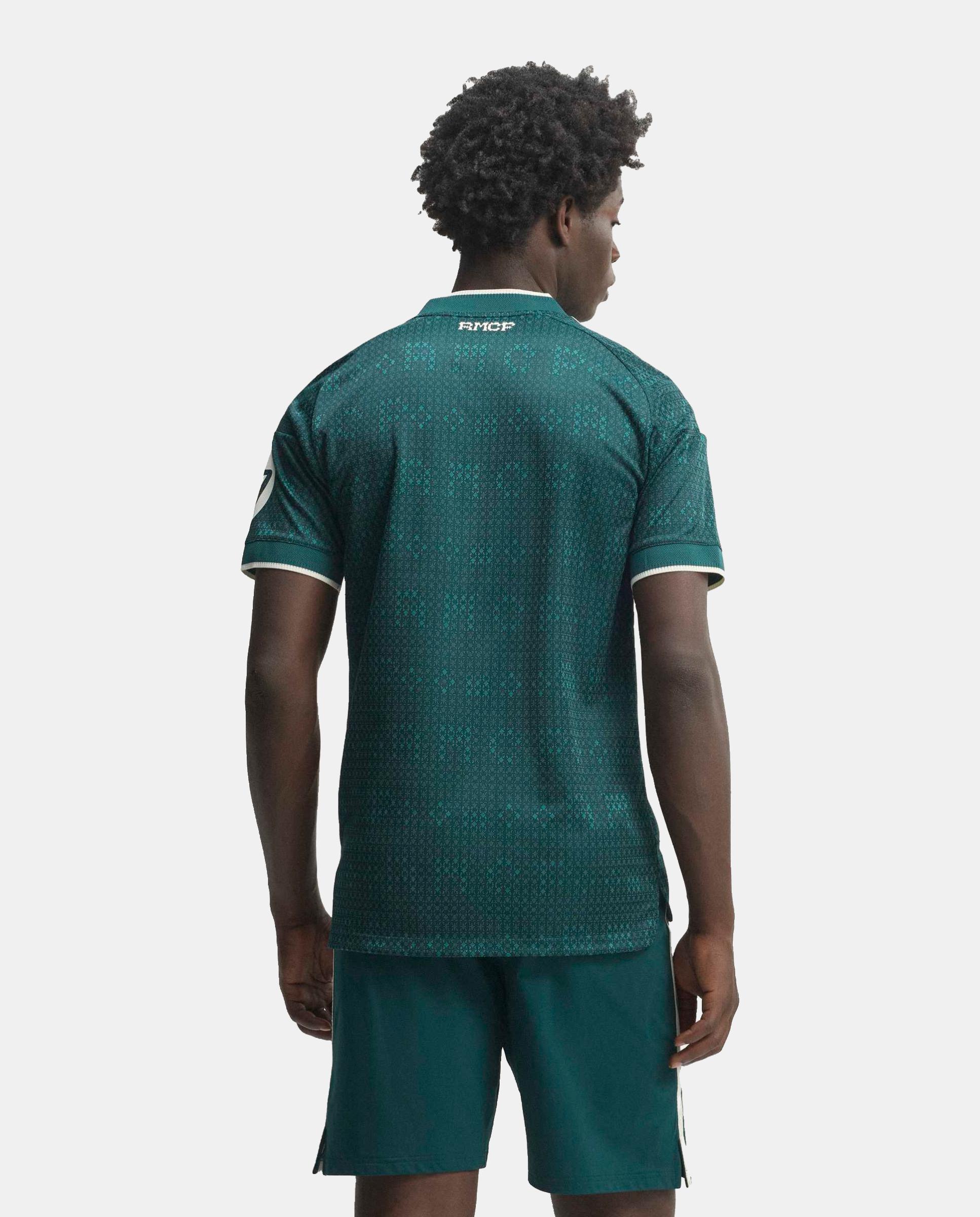 T-Shirt de Homem 2º Equipamento Authentic Real Madrid Cf 2026-2027 Adidas Verde-5