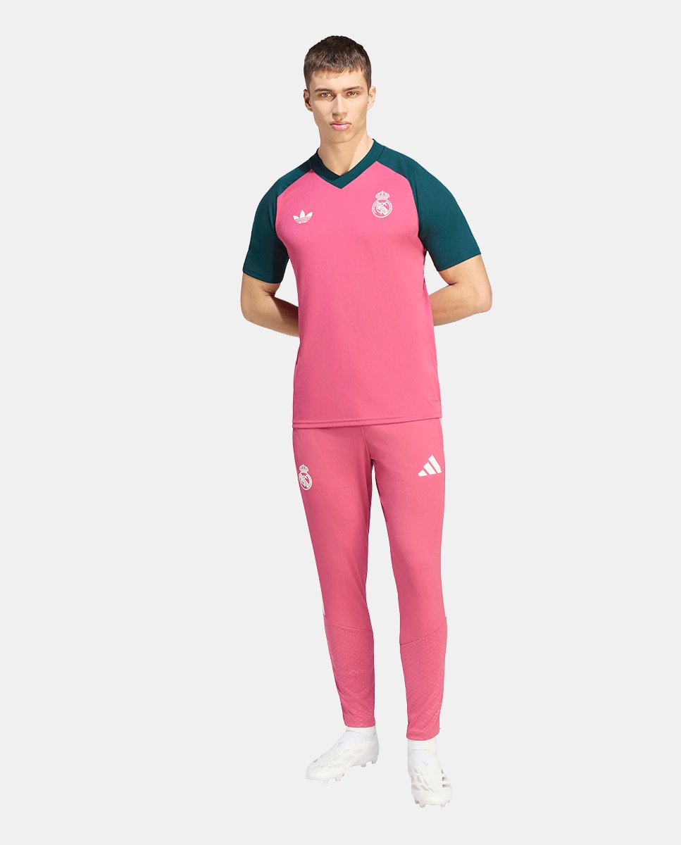 T-Shirt de Homem Real Madrid Cf 2026-2027 Prematch Adidas Rosa-8