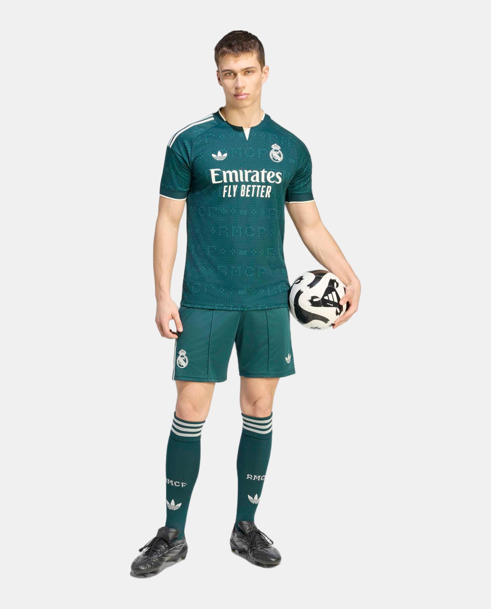Calções de Homem 2º Equipamento Real Madrid Cf 2026-2027 Adidas Verde-3
