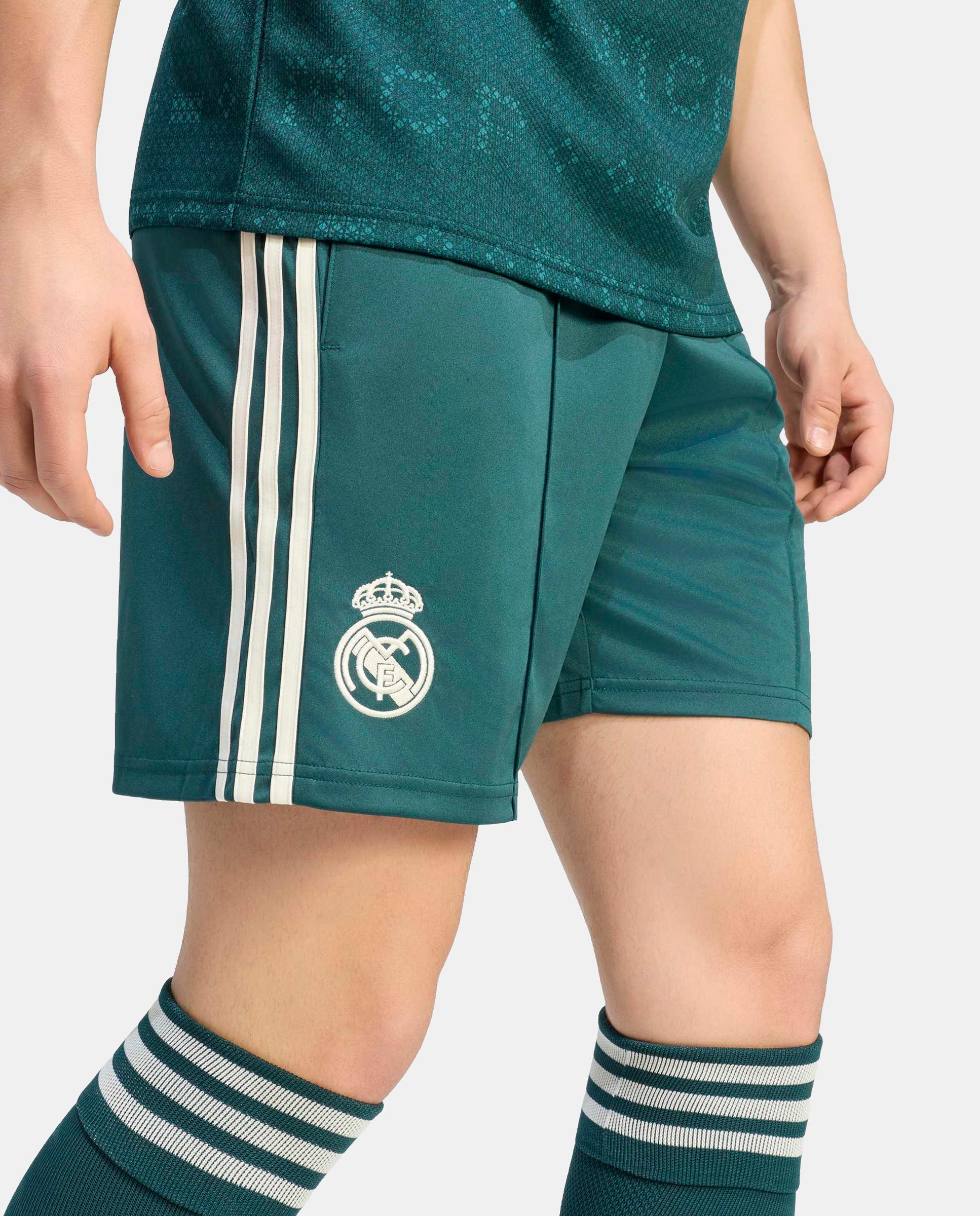 Calções de Homem 2º Equipamento Real Madrid Cf 2026-2027 Adidas Verde-5