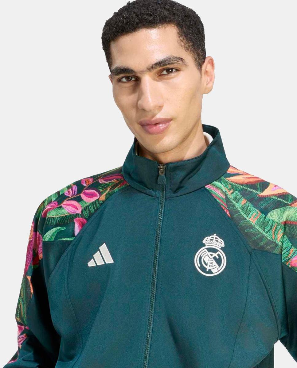 Casaco de Futebol de Homem Farm Real Madrid 2026/2027 Verde-4
