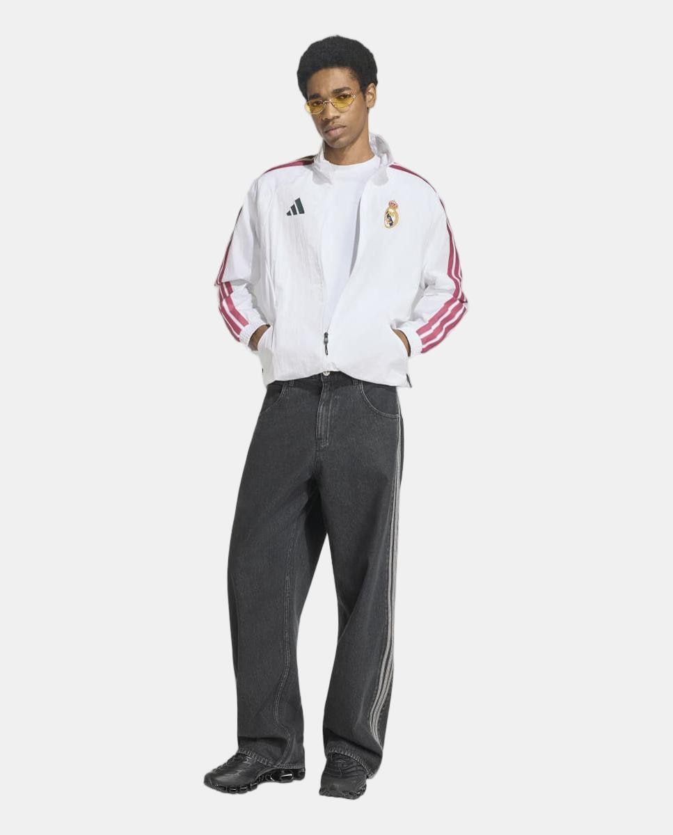 Casaco de Homem Real Madrid CF 2026-2027 Anthem Branco-3
