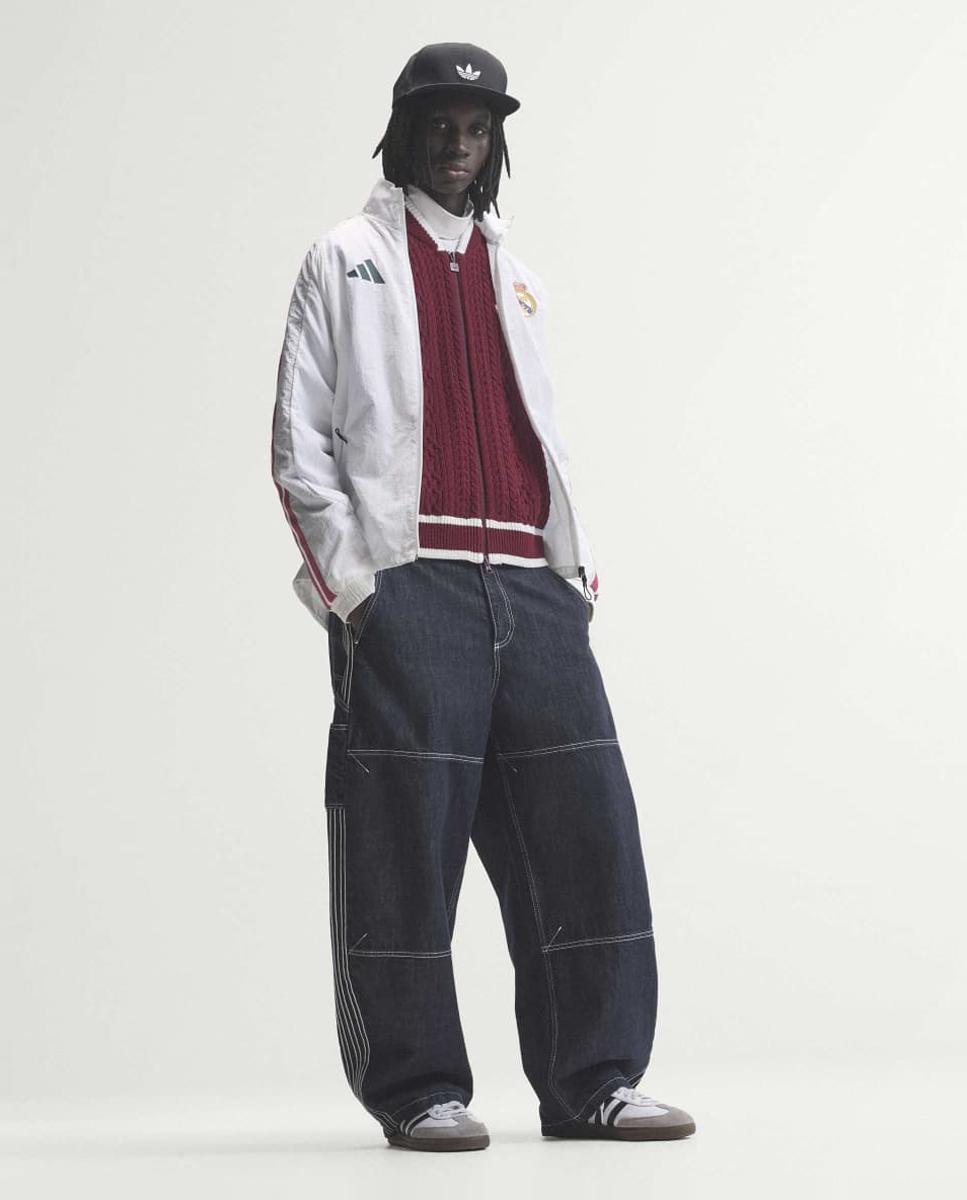 Casaco de Homem Real Madrid CF 2026-2027 Anthem Branco-8