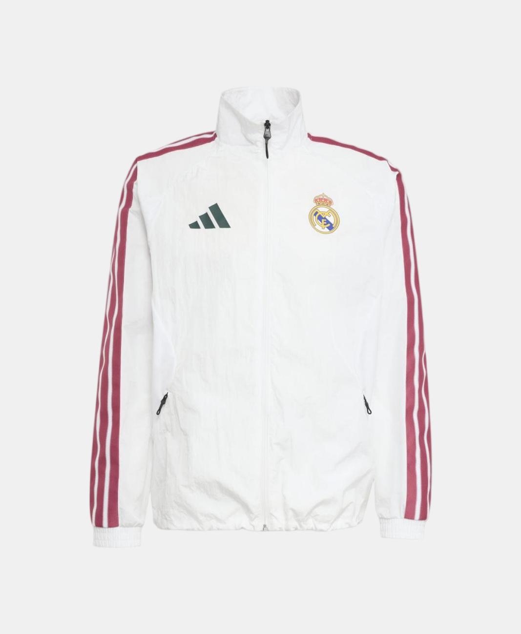 Casaco de Homem Real Madrid CF 2026-2027 Anthem Branco-10