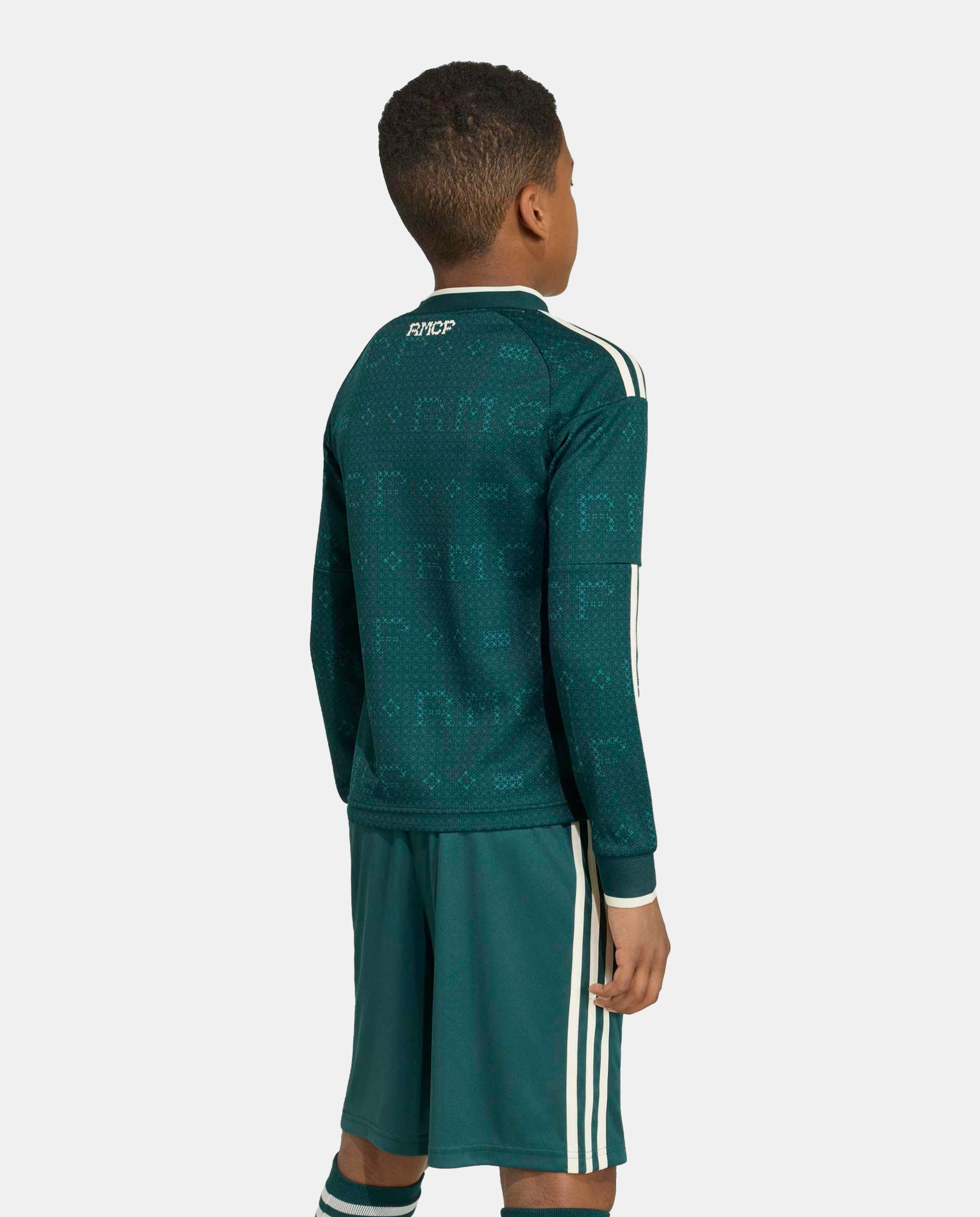 T-Shirt de Criança 2º Equipamento Real Madrid Cf 2026-2027 Adidas Verde-4