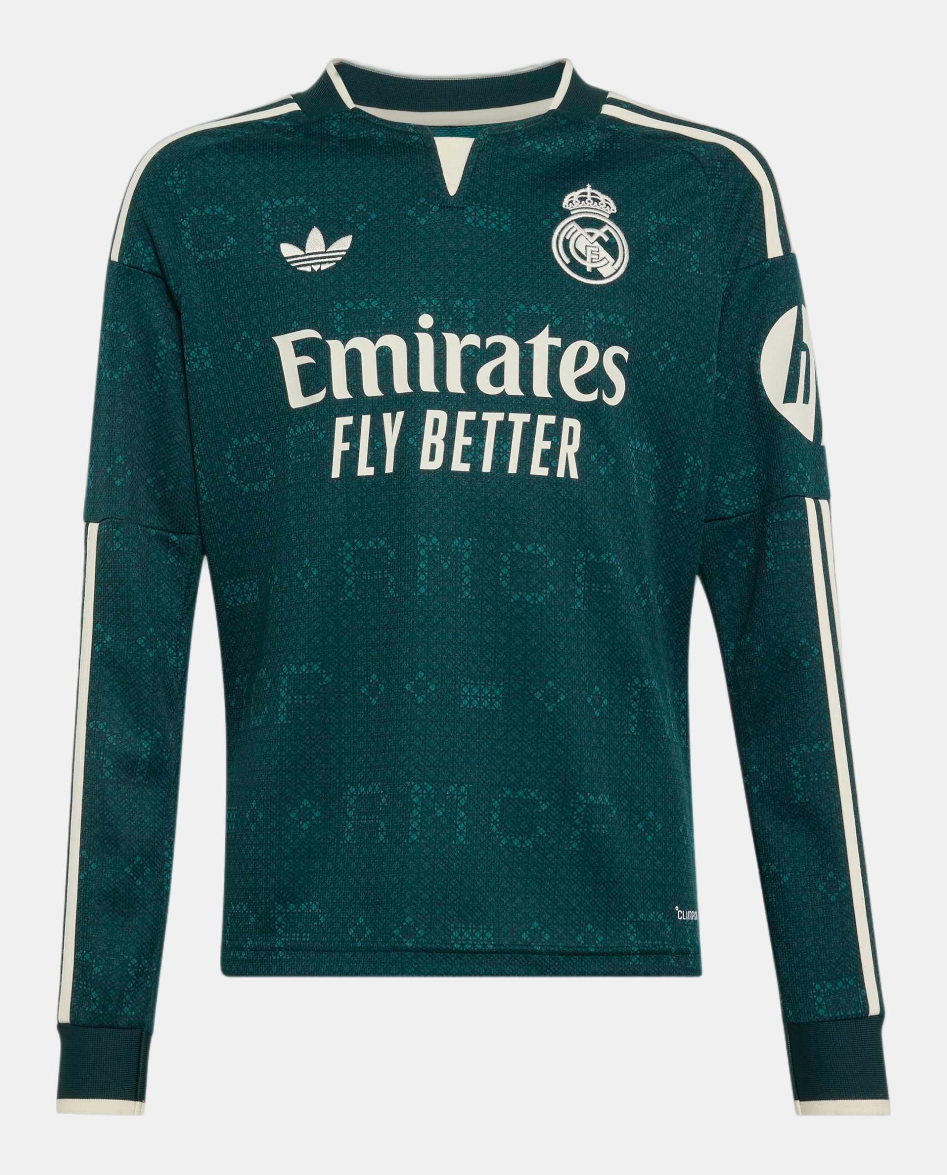 T-Shirt de Criança 2º Equipamento Real Madrid Cf 2026-2027 Adidas Verde-5