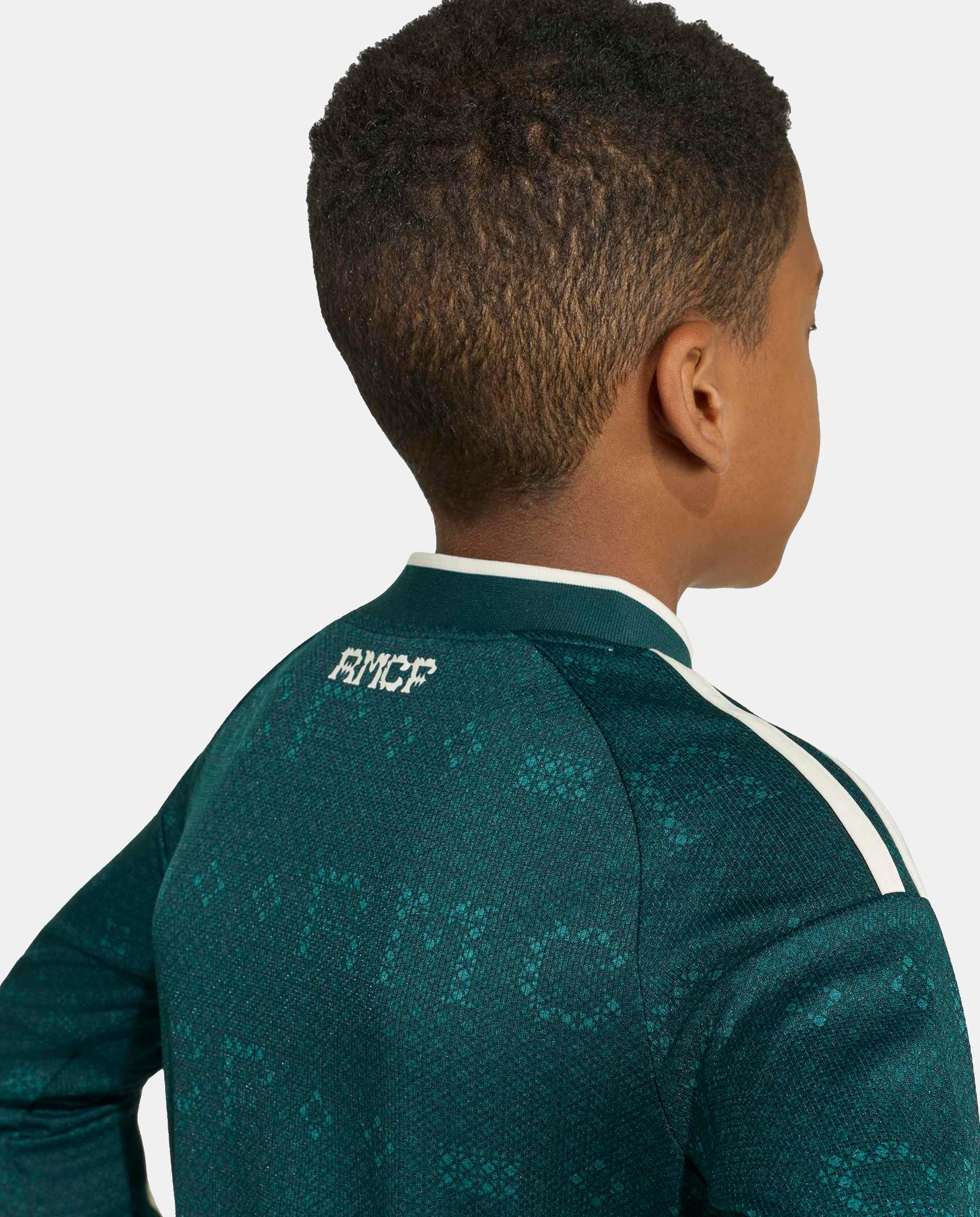 T-Shirt de Criança 2º Equipamento Real Madrid Cf 2026-2027 Adidas Verde-9