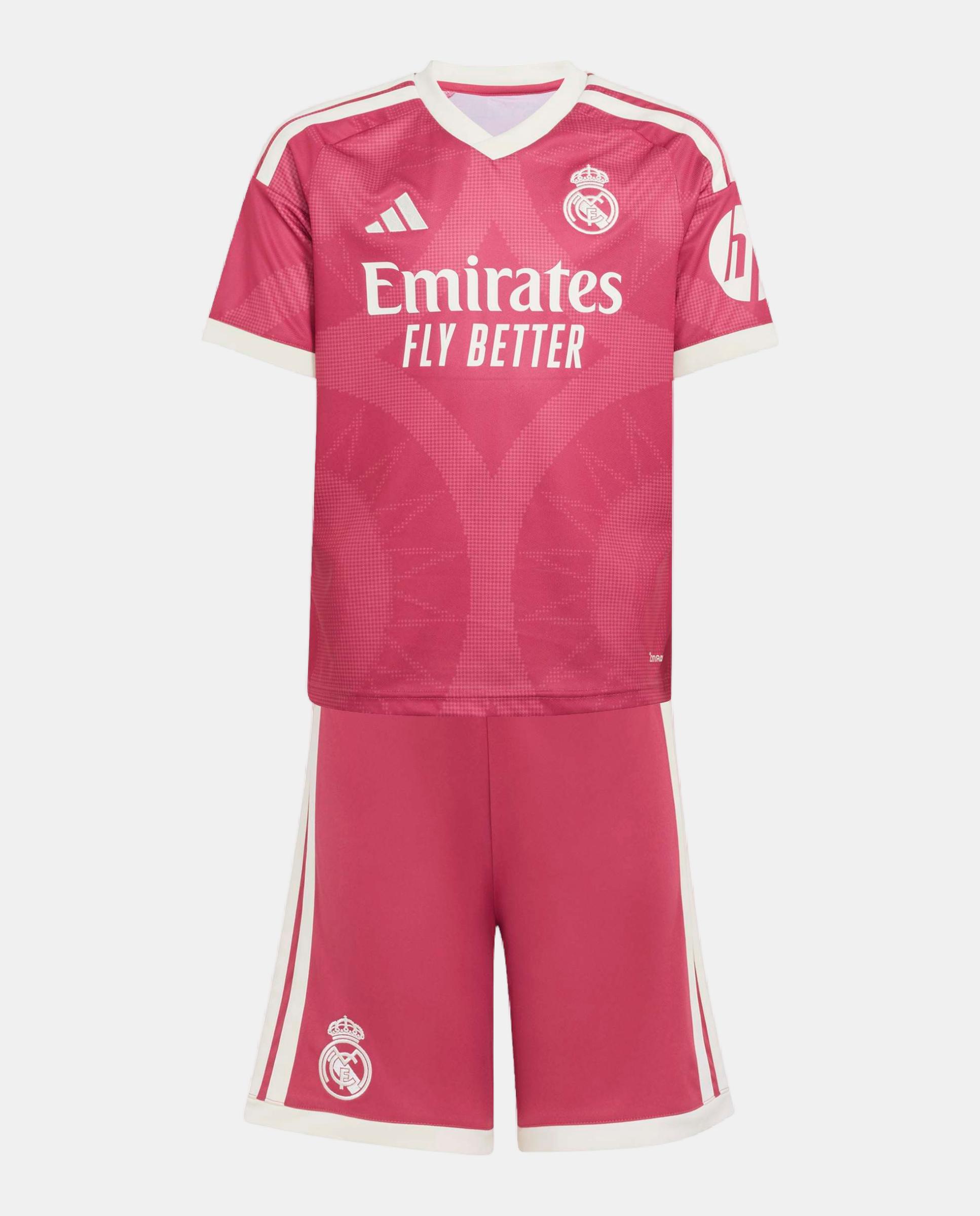 Conjunto de Criança 3.º Equipamento Real Madrid CF 2026-2027 Rosa-3