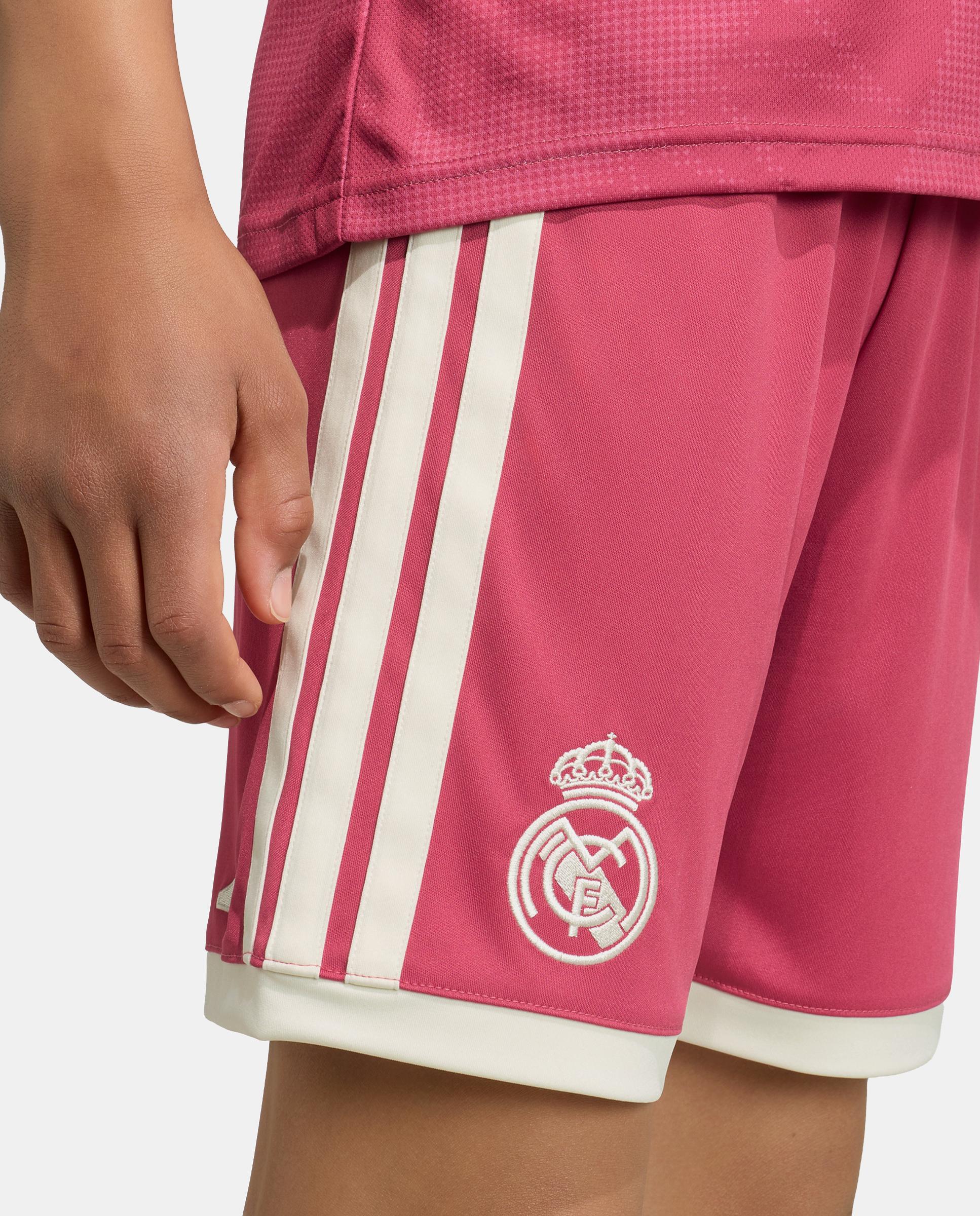 Conjunto de Criança 3.º Equipamento Real Madrid CF 2026-2027 Rosa-11