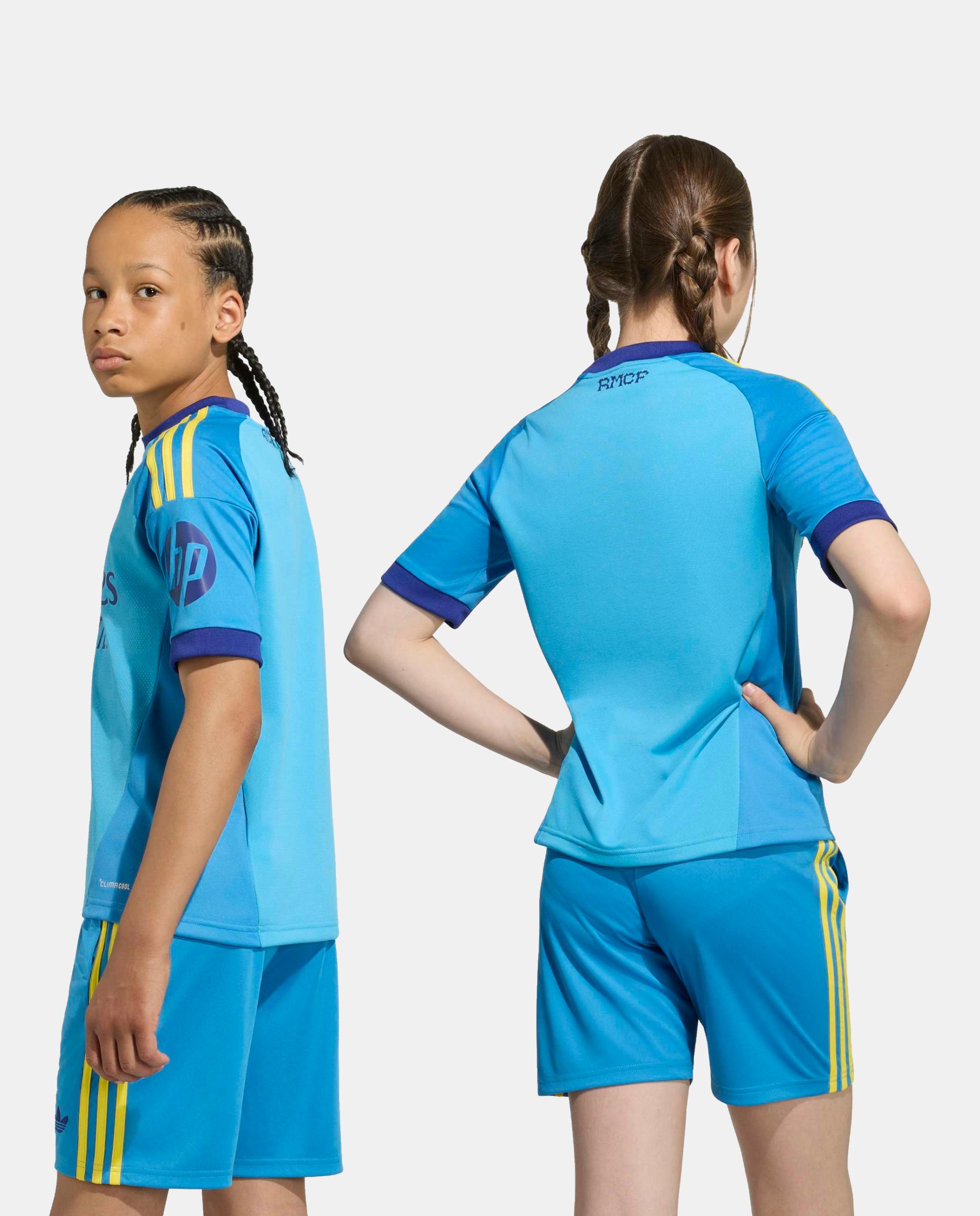 T-Shirt de Criança 2º Equipamento Guarda-Redes Real Madrid Cf 2026-2027 Adidas Preto-2