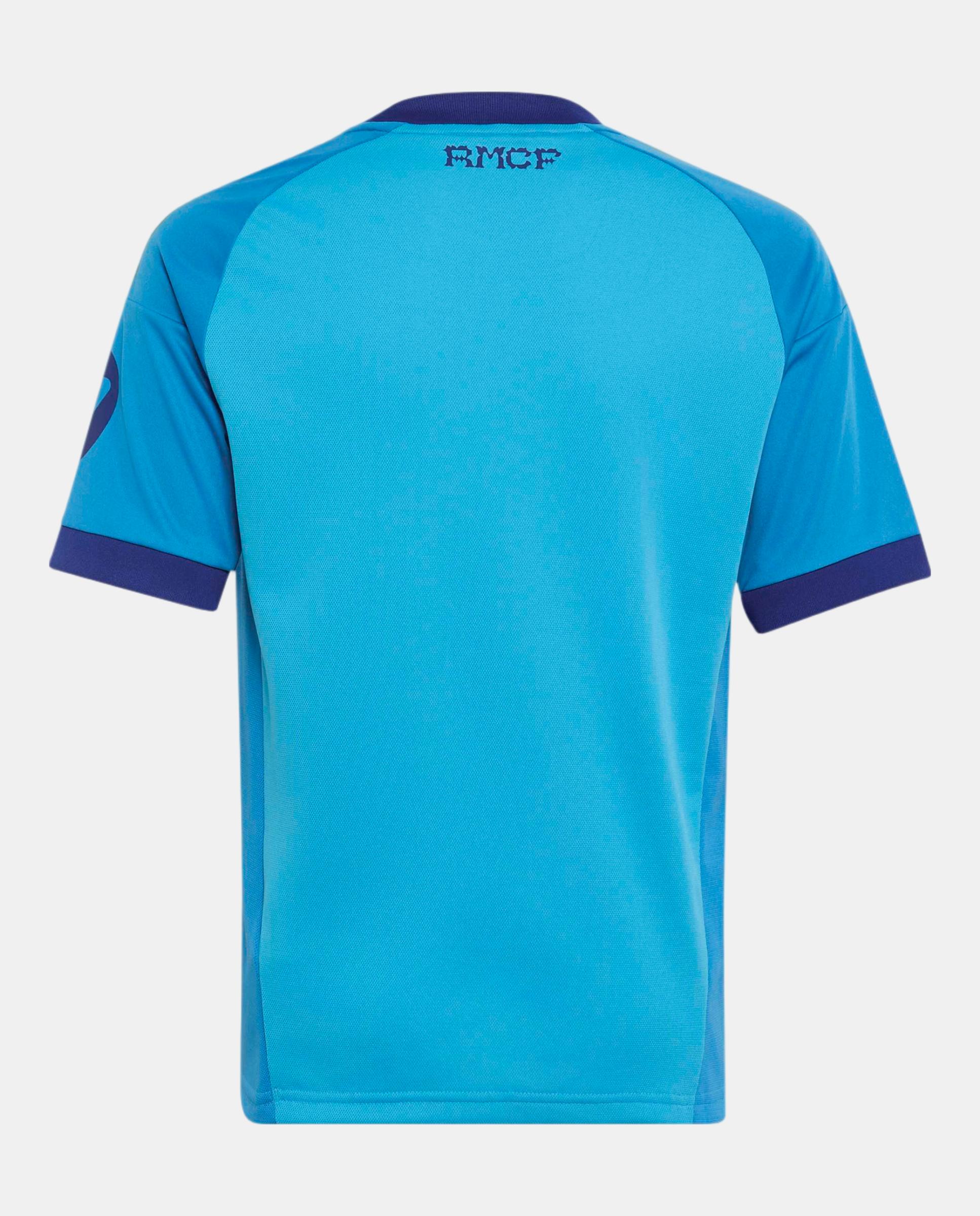 T-Shirt de Criança 2º Equipamento Guarda-Redes Real Madrid Cf 2026-2027 Adidas Preto-4